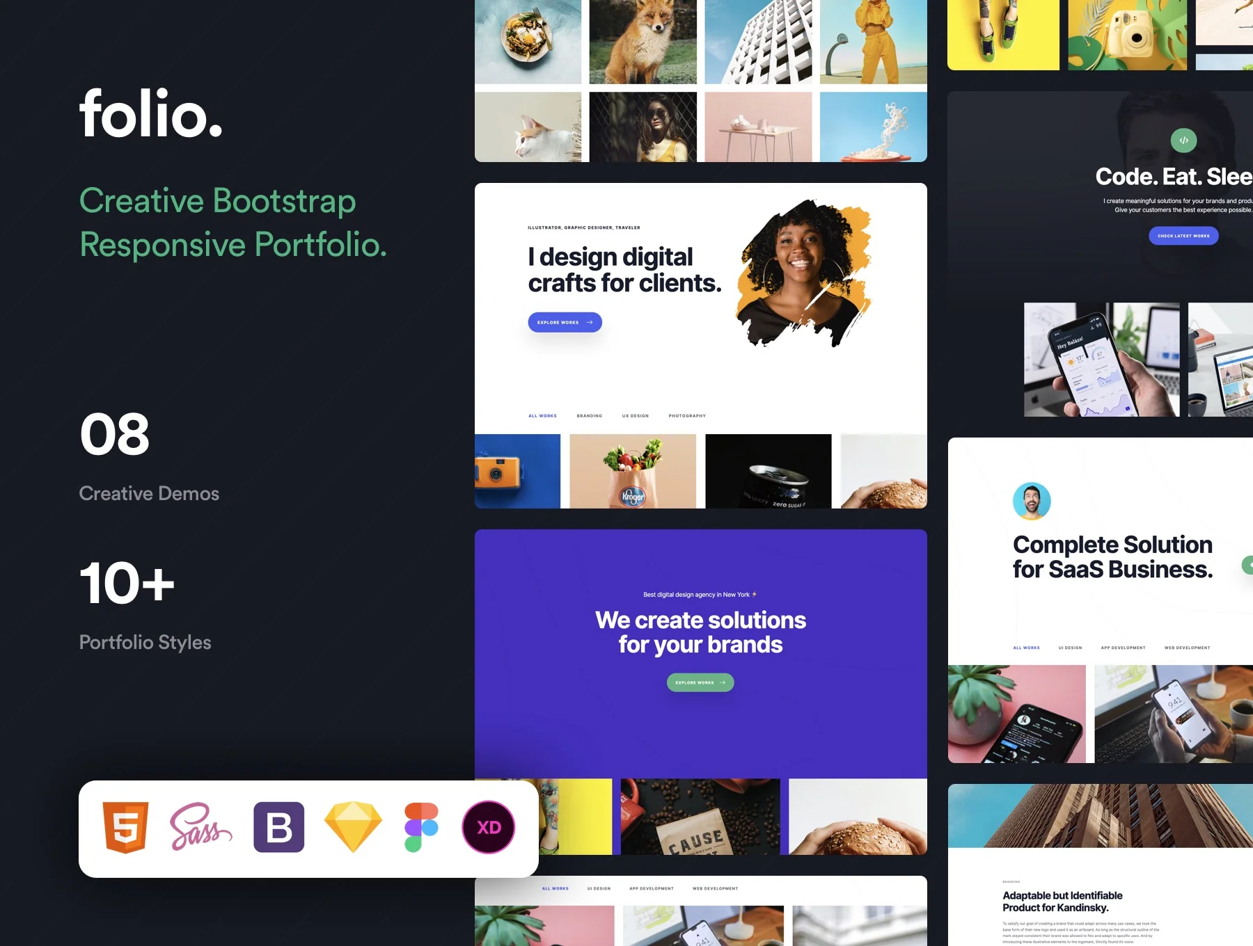 Folio - Bootstrap Portfolio Template