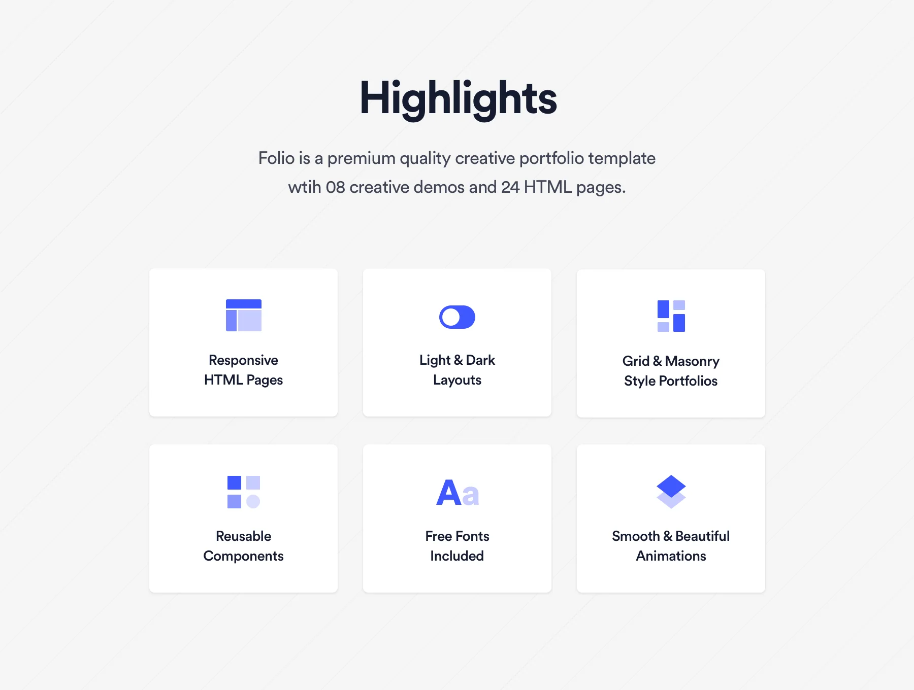 Folio - Bootstrap Portfolio Template 2