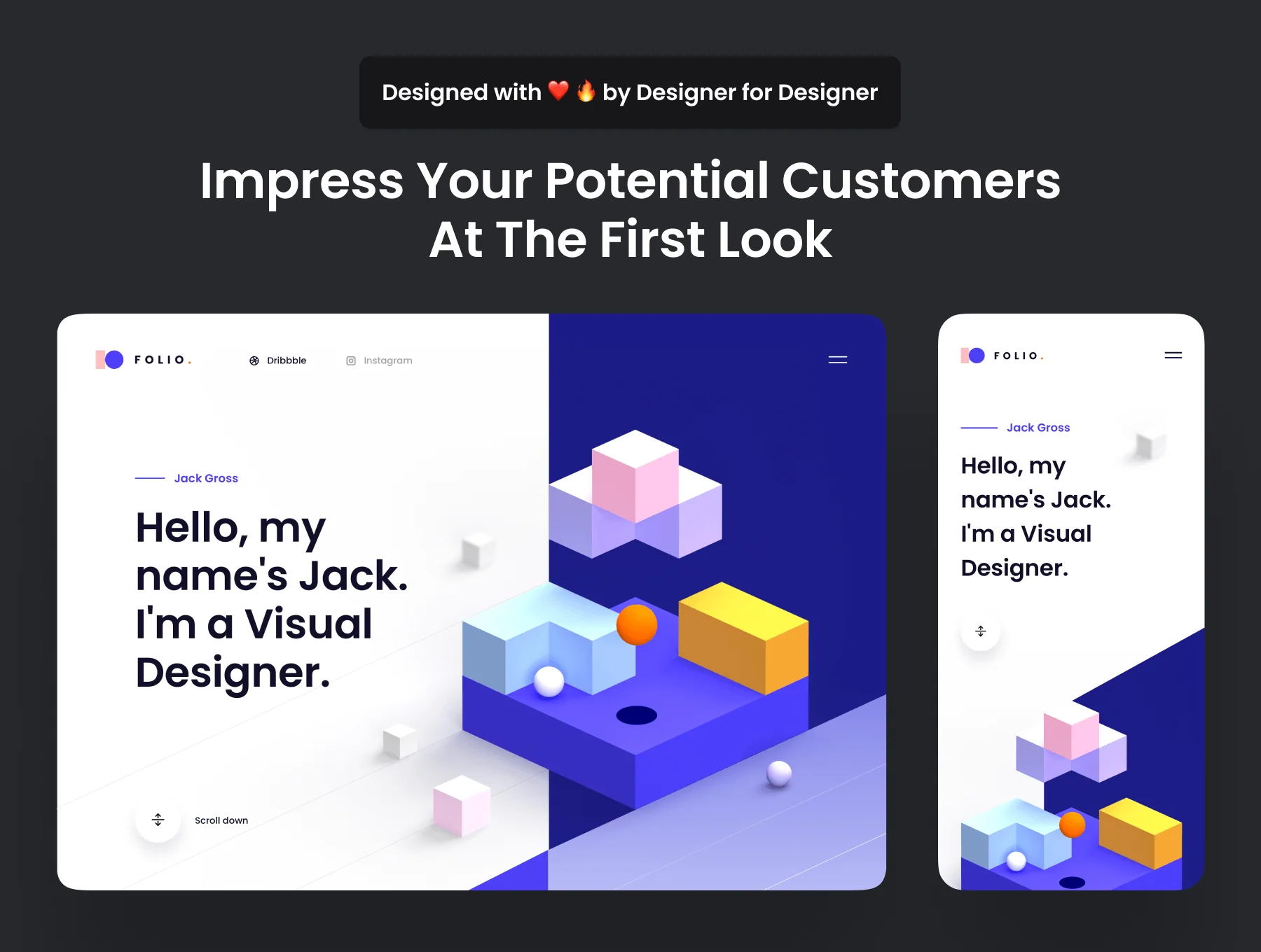 Folio: Designer Portfolio Kit 2