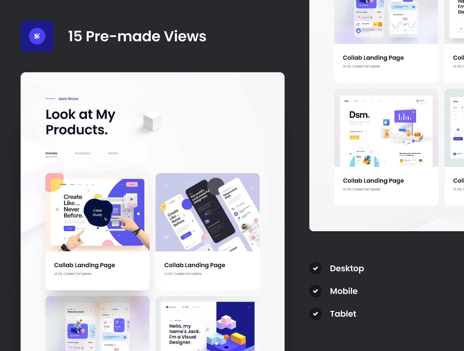 Folio: Designer Portfolio Kit 6