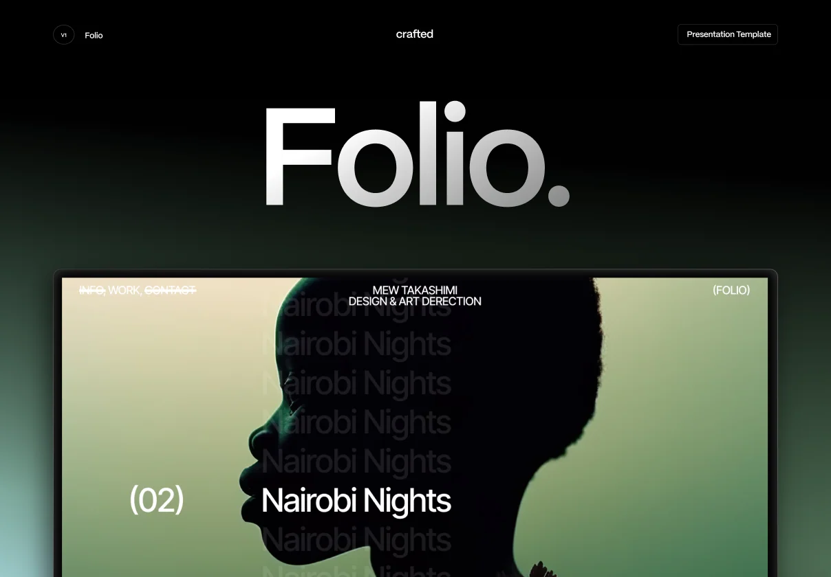 Folio Presentation Template