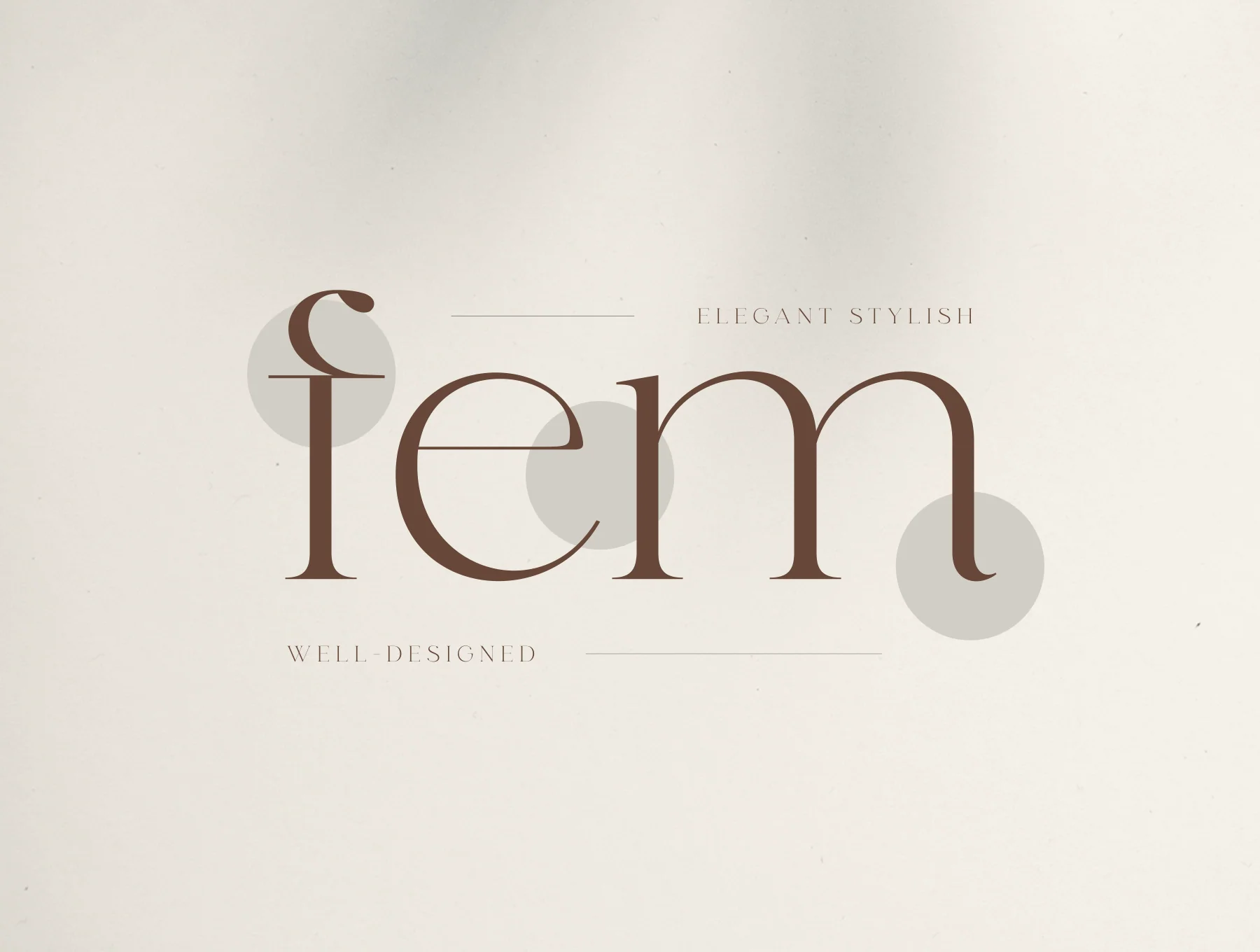 fonde - elegant chique font 6