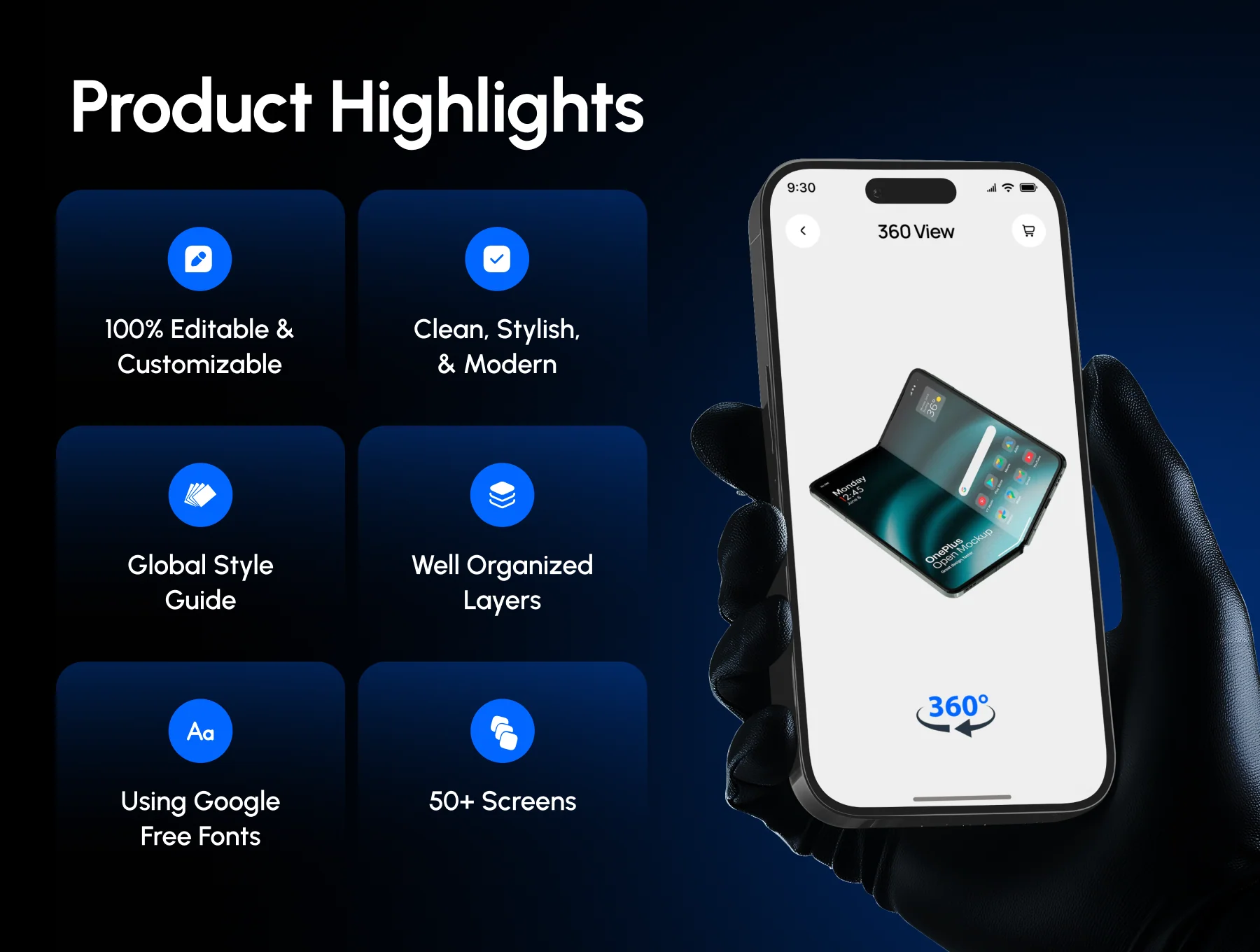 Fonexia – Luxury Ecommerce Phone Shop Mobile App UI Kit 2