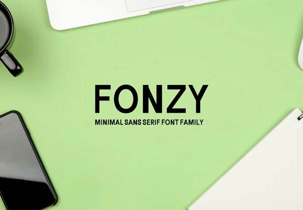 Fonzy Minimal Font Family