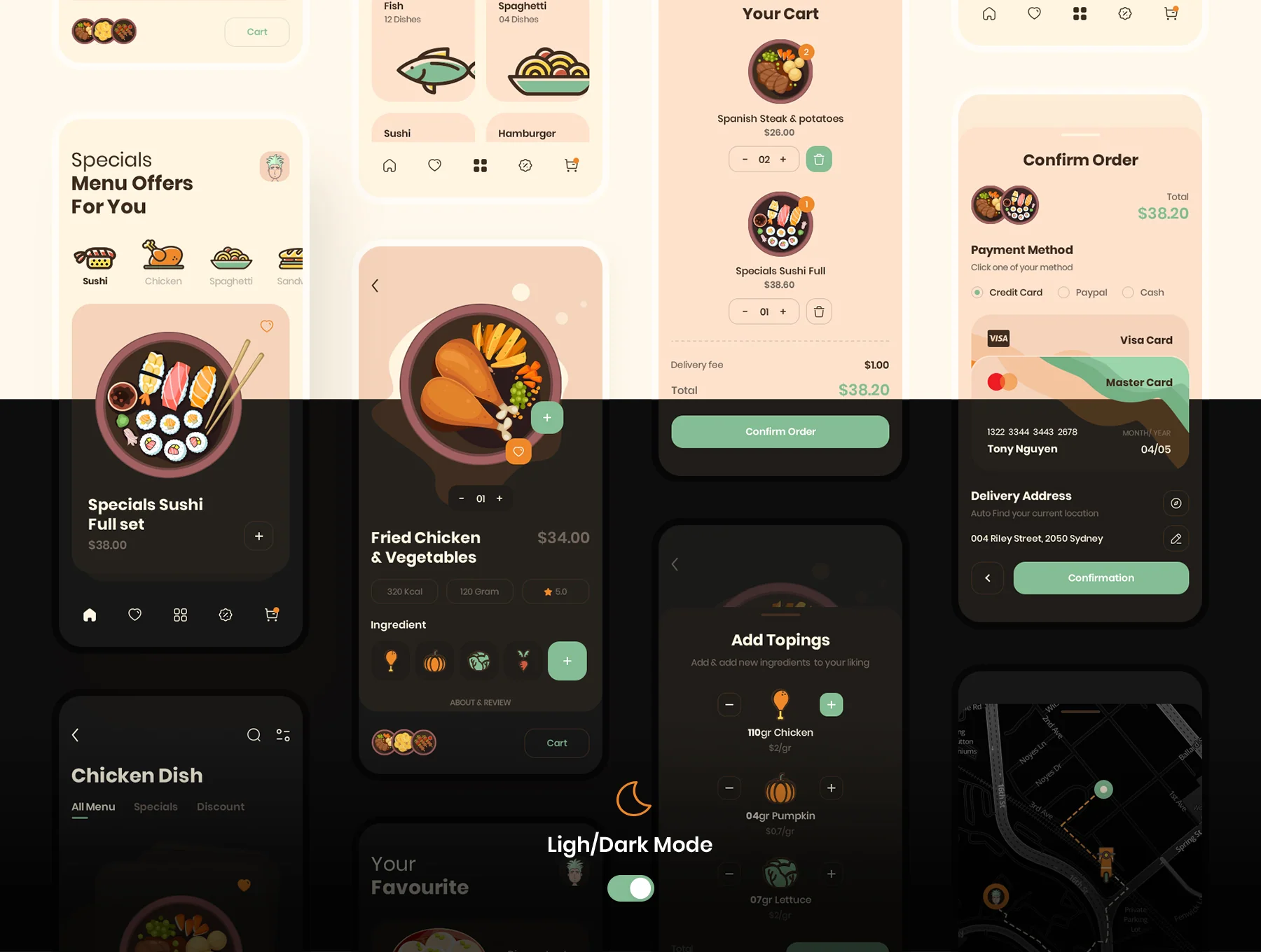 Foochi - Food Delivery App UI Kit 3