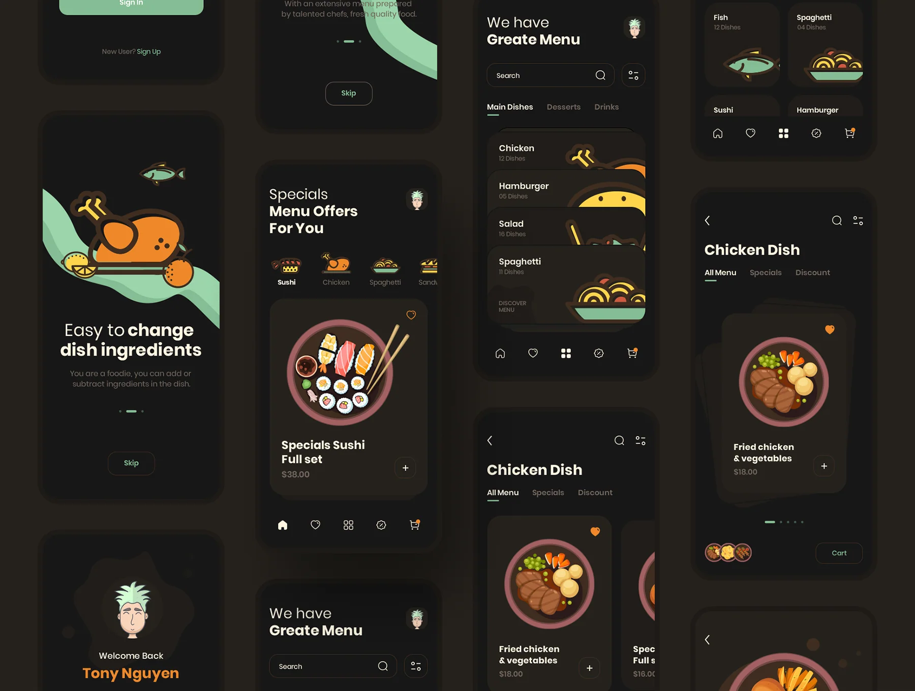 Foochi - Food Delivery App UI Kit 7