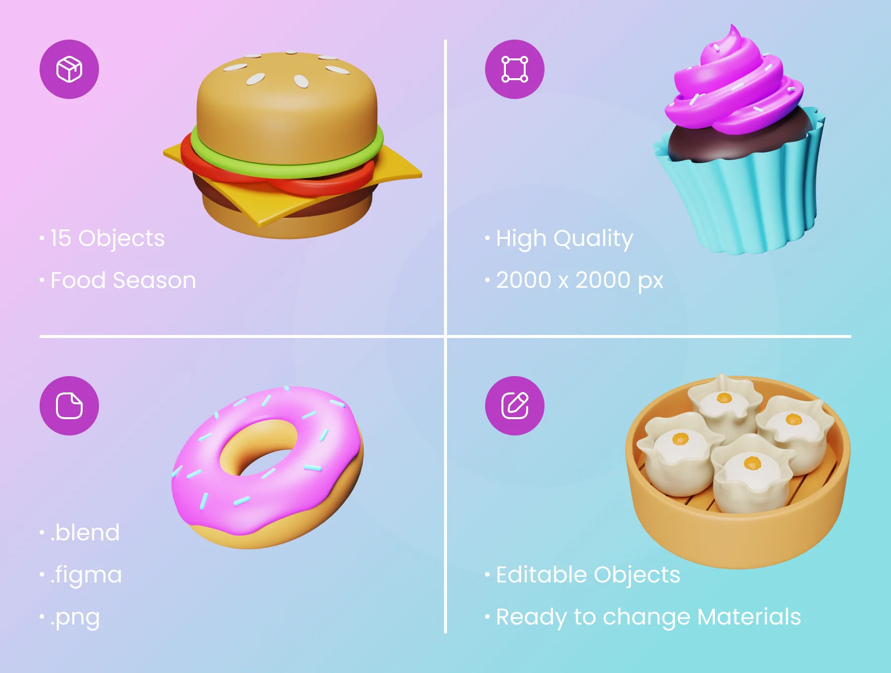 Food 3D Illustration 2