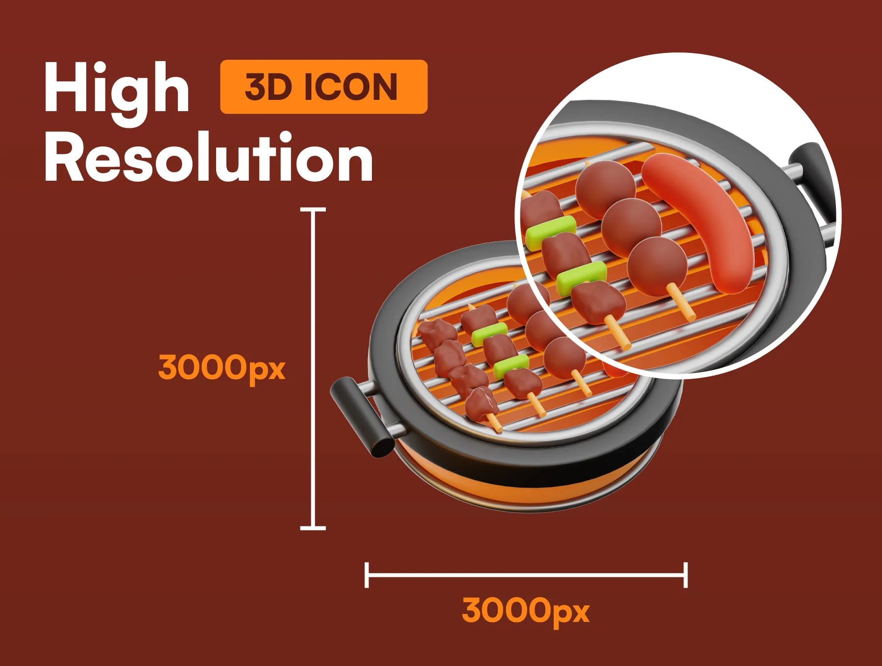 Food and Culinary 3D Icon Set 2