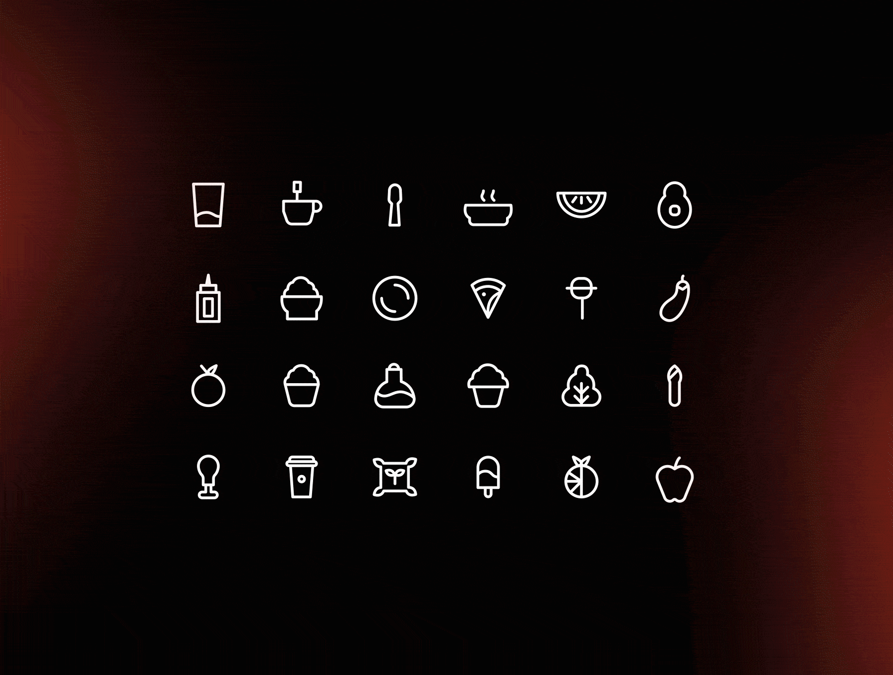 Food Animated icons 3