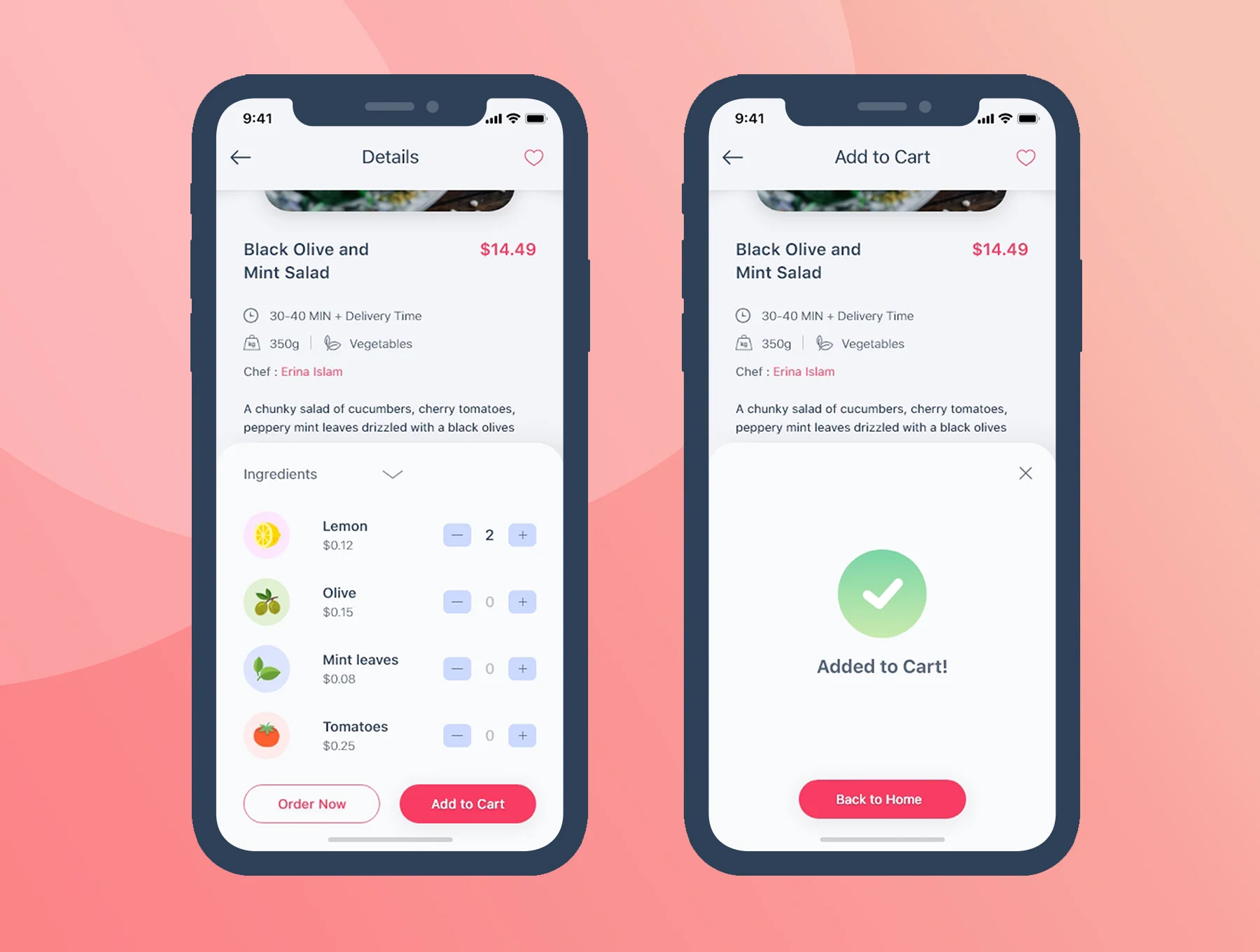 Food App UI KIT 6