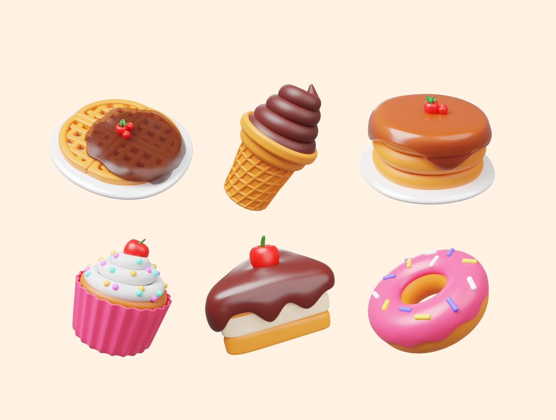 Food & Beverage 3D Icon Pack 5