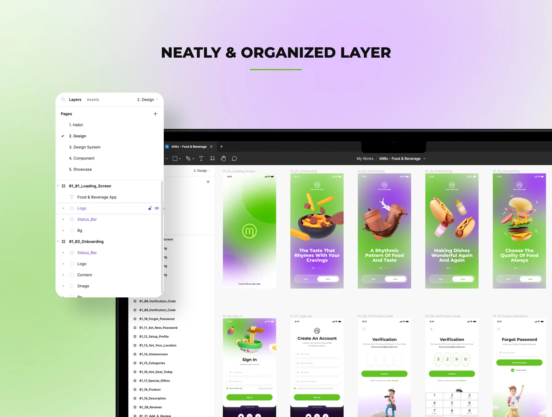 MILLIO - Food & Beverage App UI Kits 5