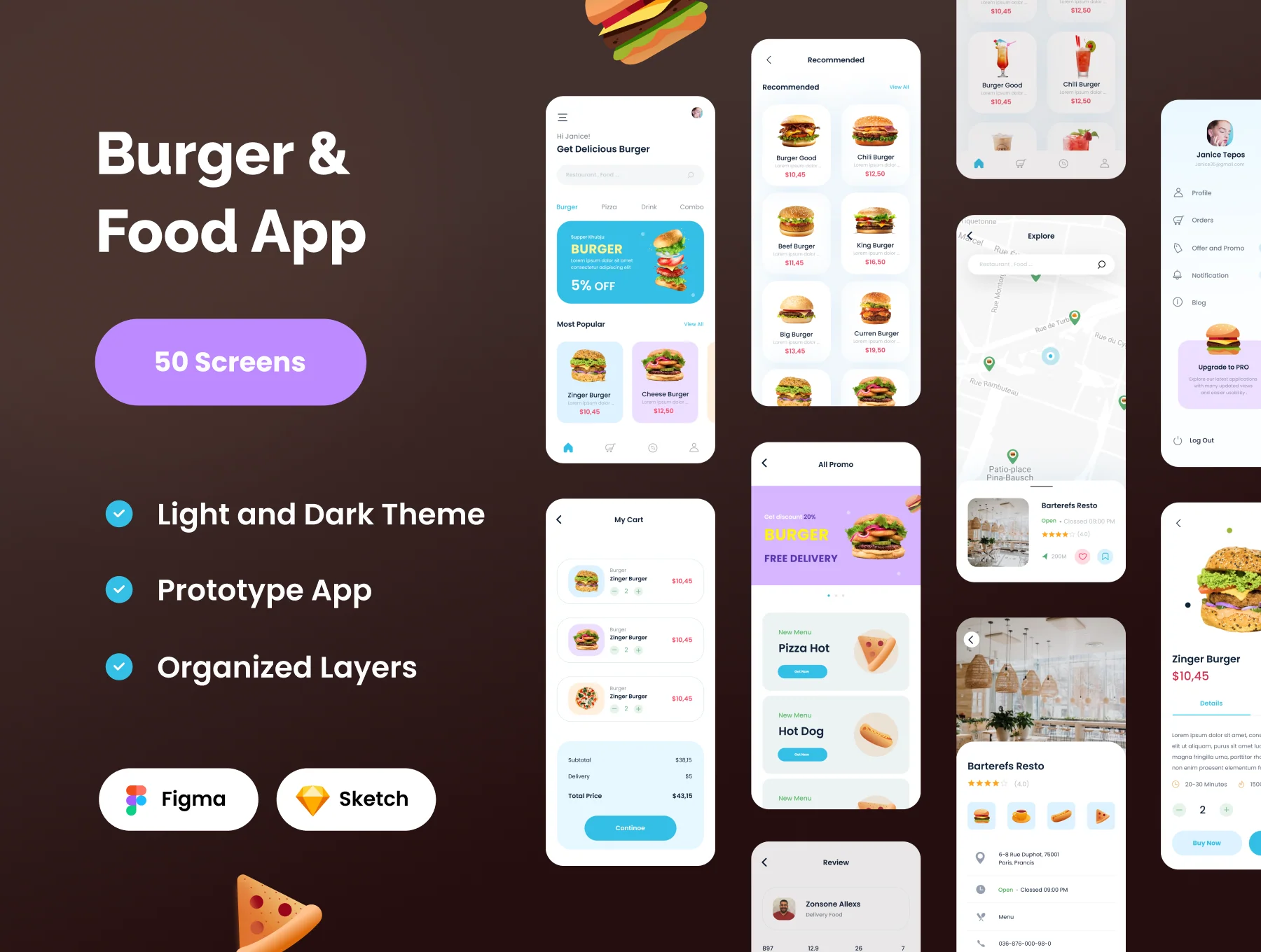 Food Burger App