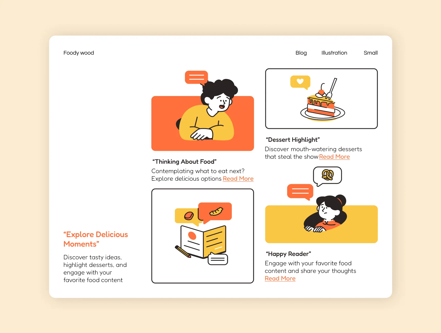 Food & Cooking Activity Illustration Pack 5