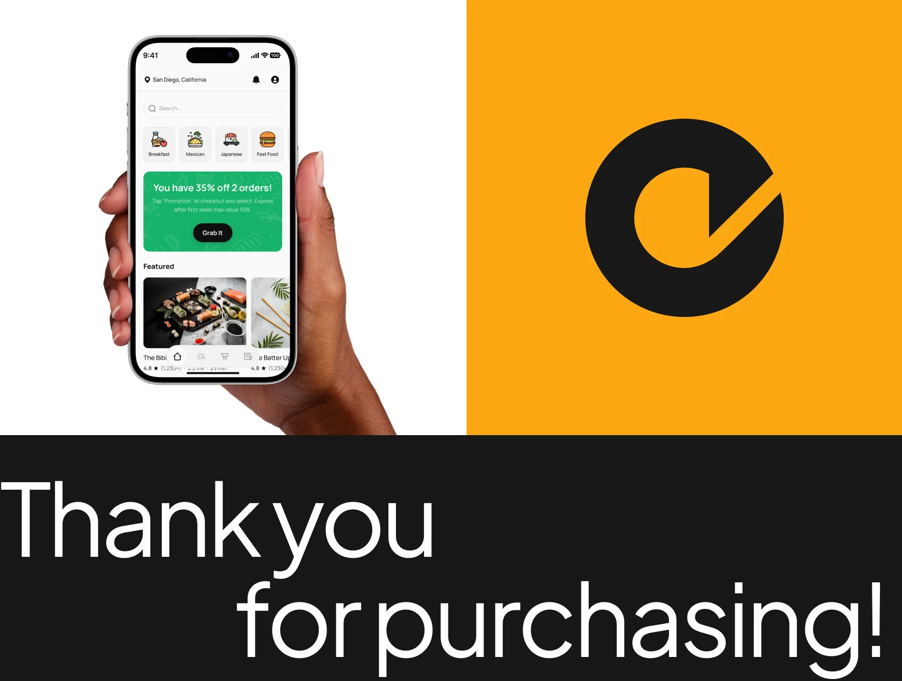 Food Courier App UI Kit 8