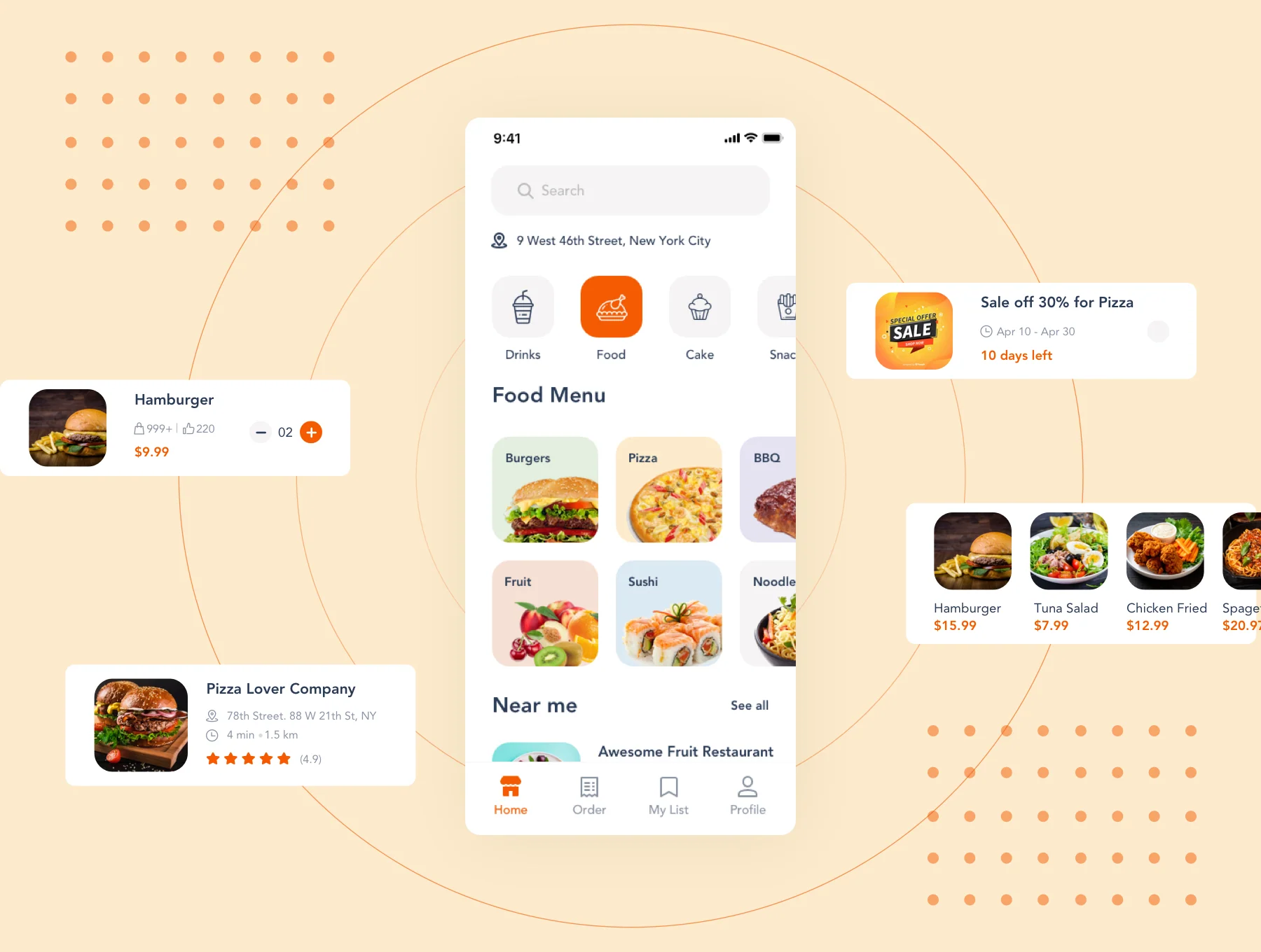Food Delivery App Template Ui Kit 4