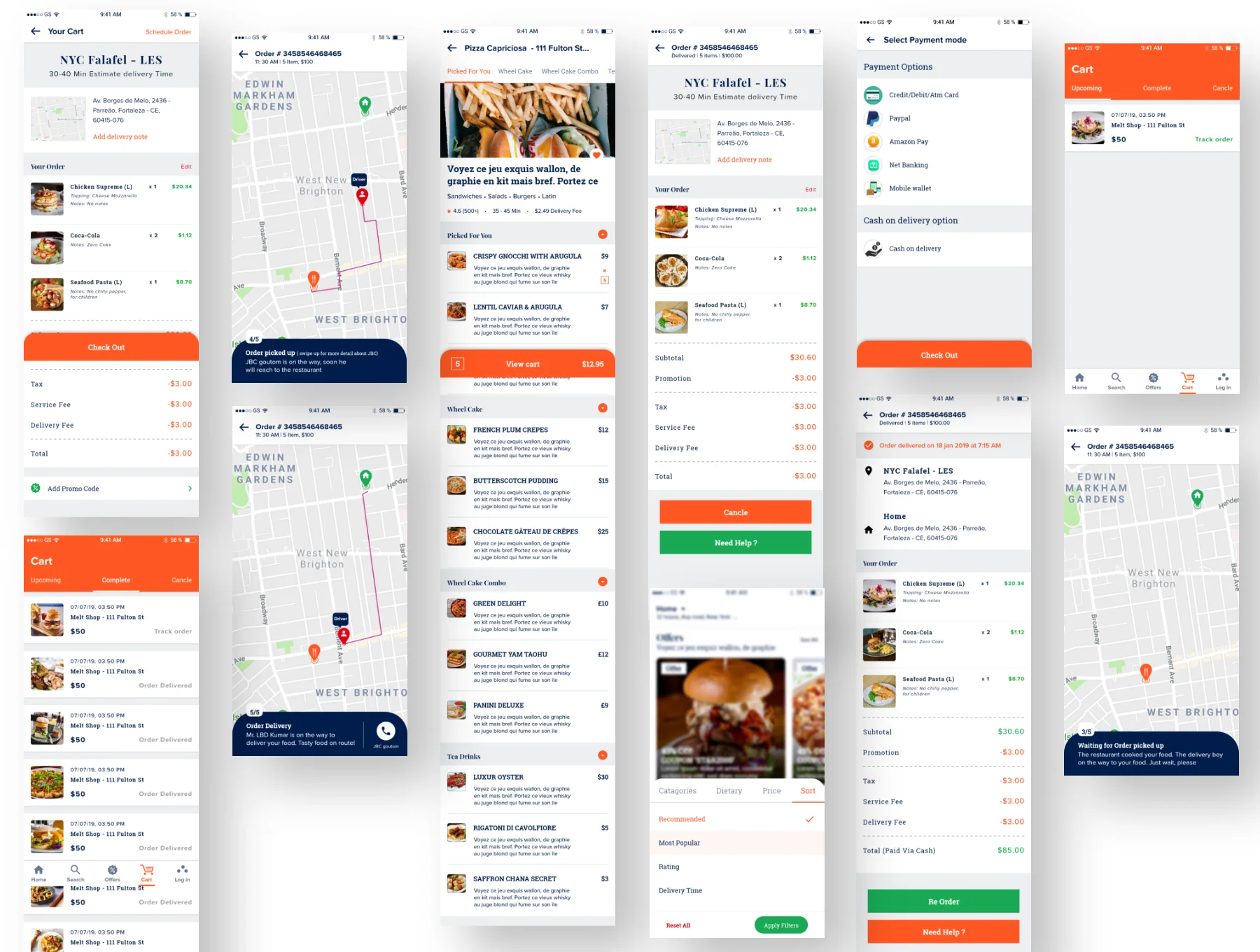 Food Delivery App UI Download