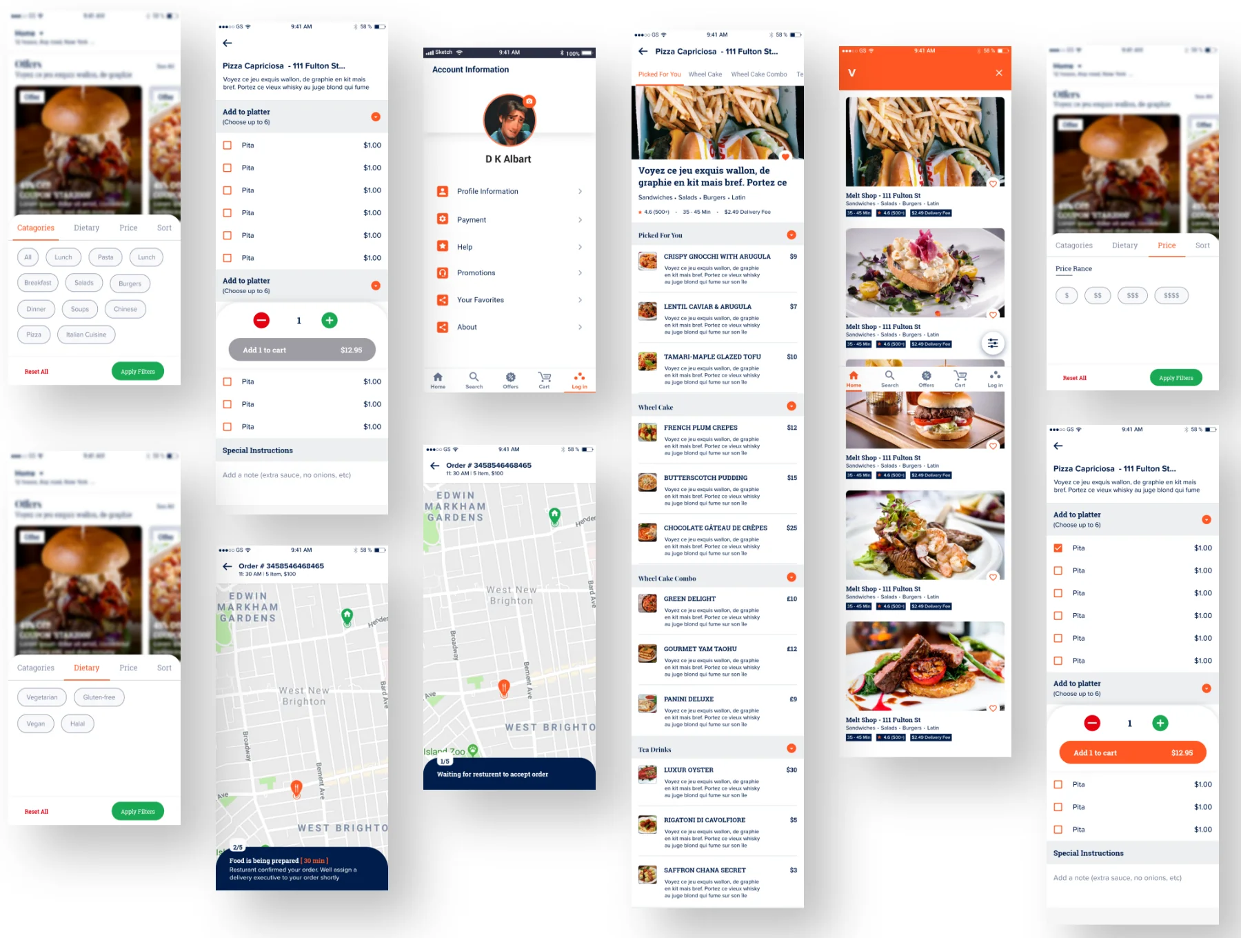 Food Delivery App UI Download 2