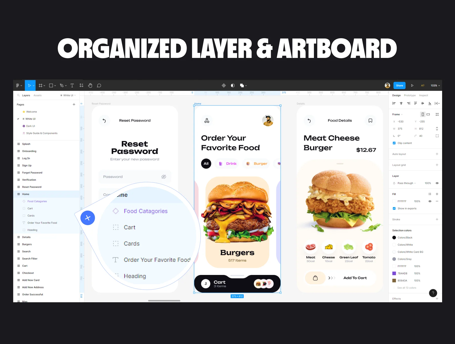 Food Delivery App UI Kit - Grab Grub 3