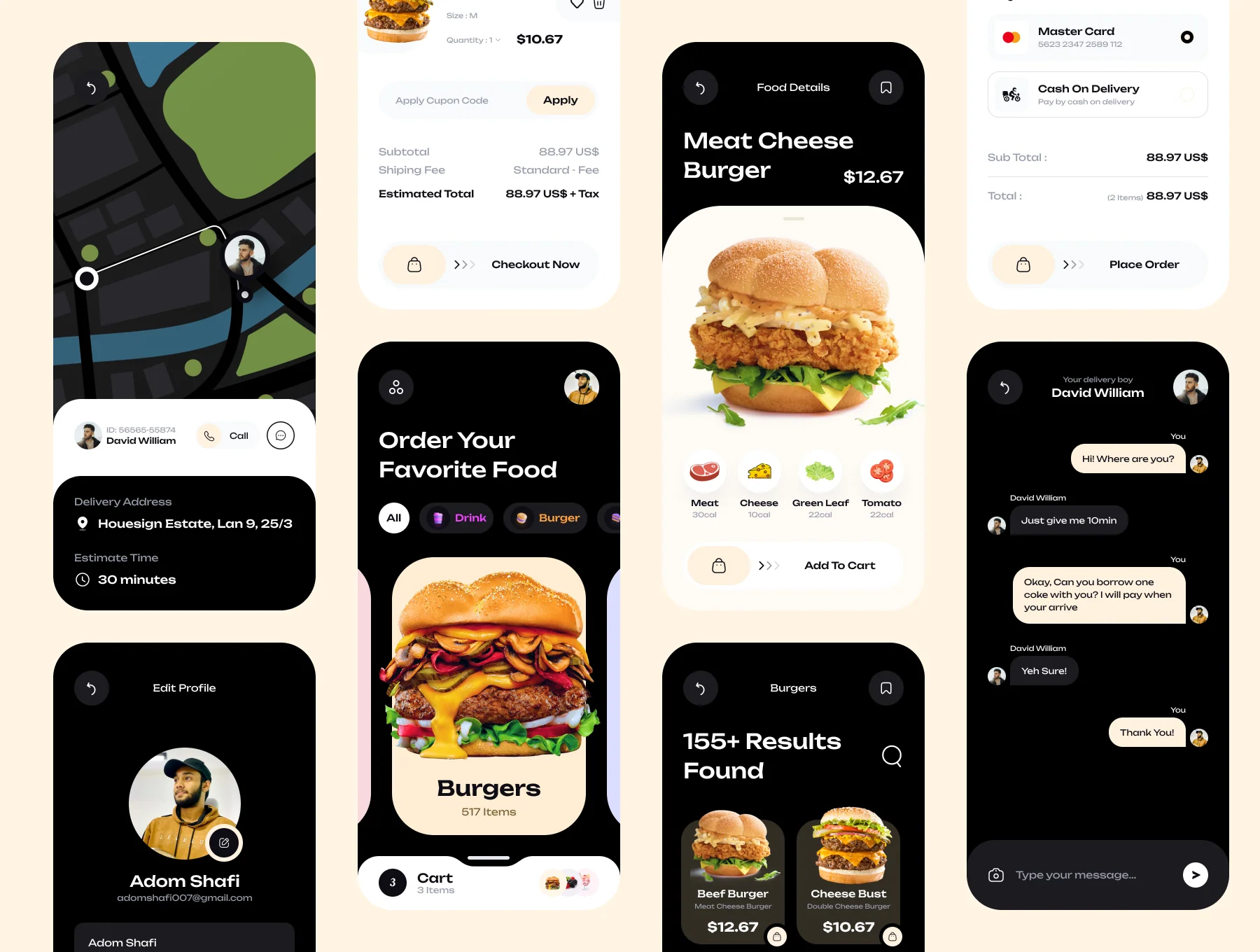 Food Delivery App UI Kit - Grab Grub 5