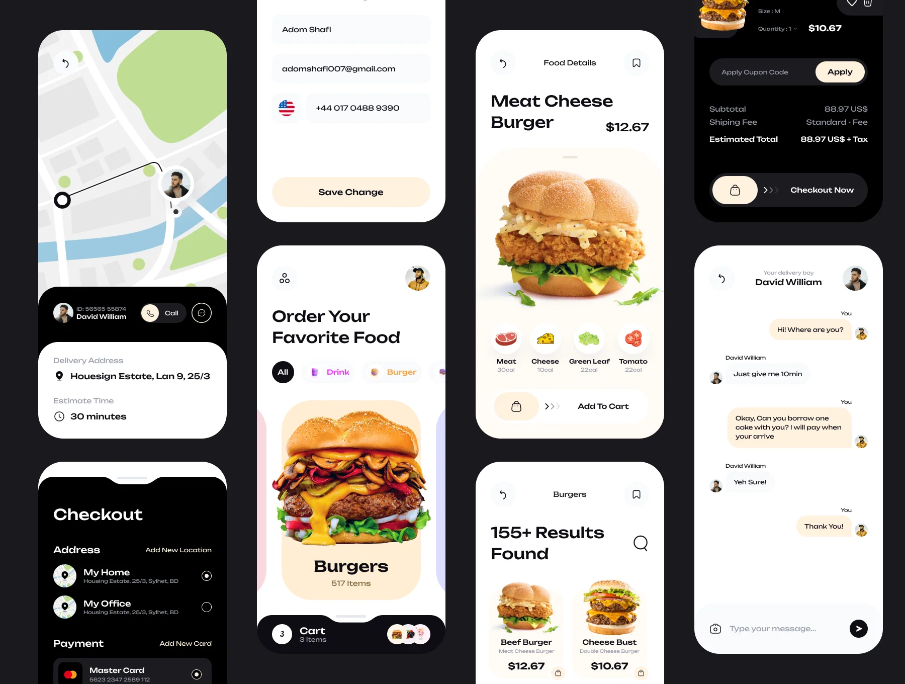 Food Delivery App UI Kit - Grab Grub 6