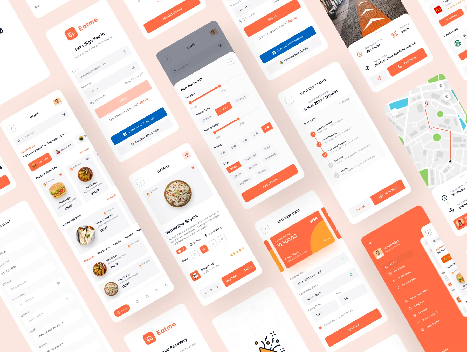 Food Delivery iOS UI Kit 4
