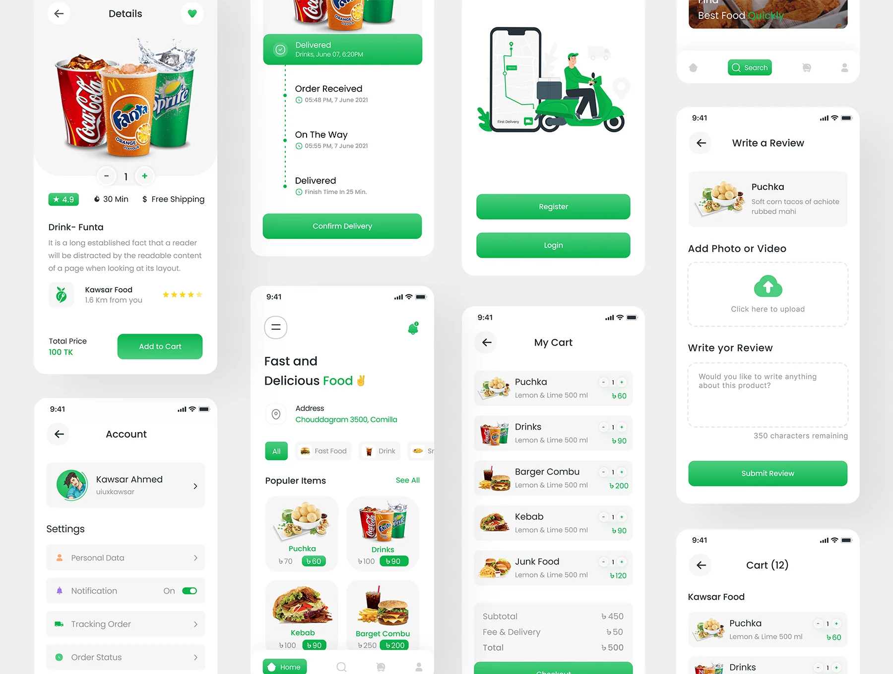 FoodCai - Food Delivery Mobile App 5