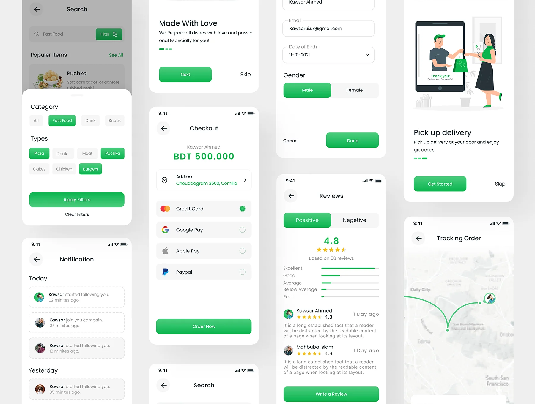 FoodCai - Food Delivery Mobile App 6
