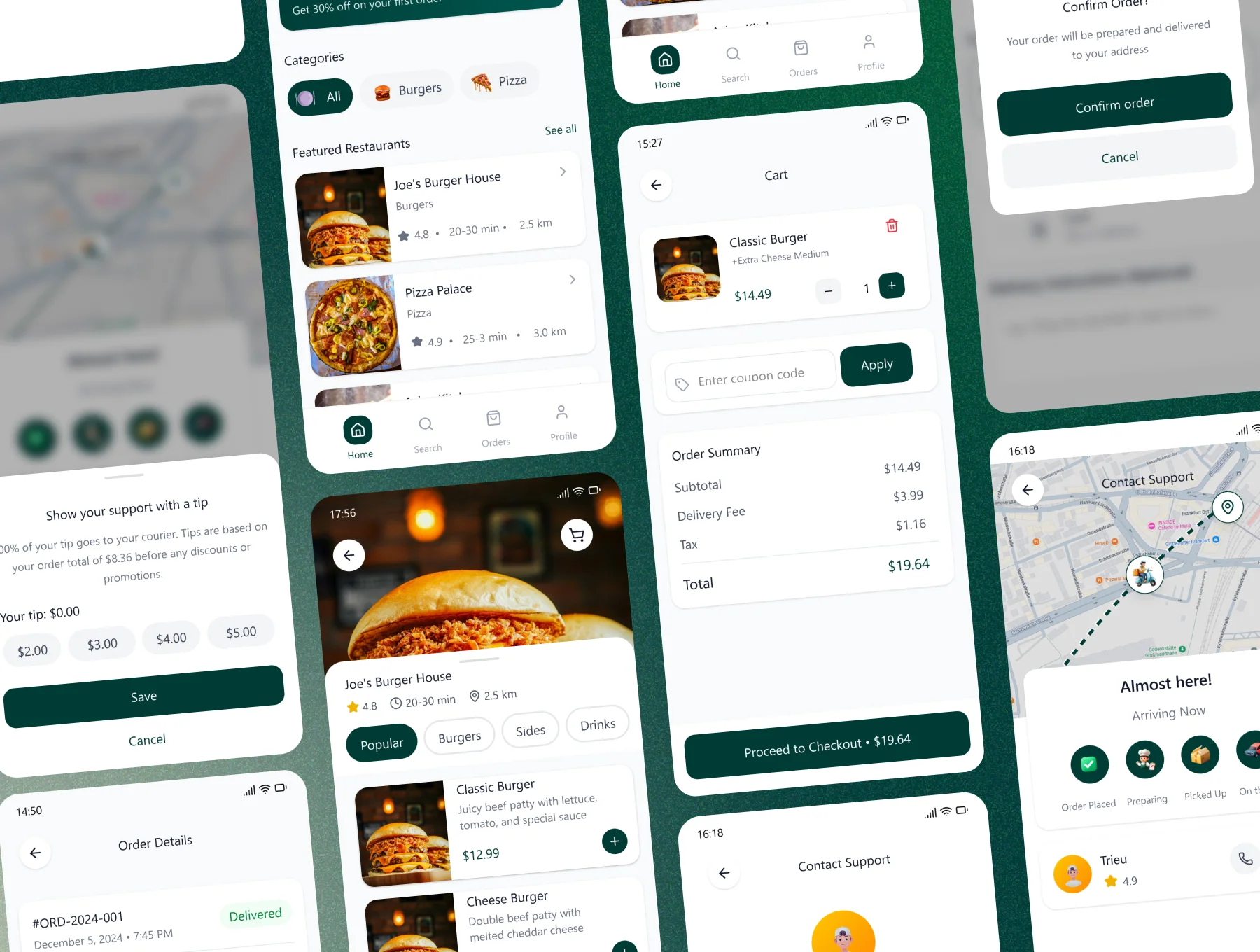 Food Delivery Mobile UI Kit for Figma 5