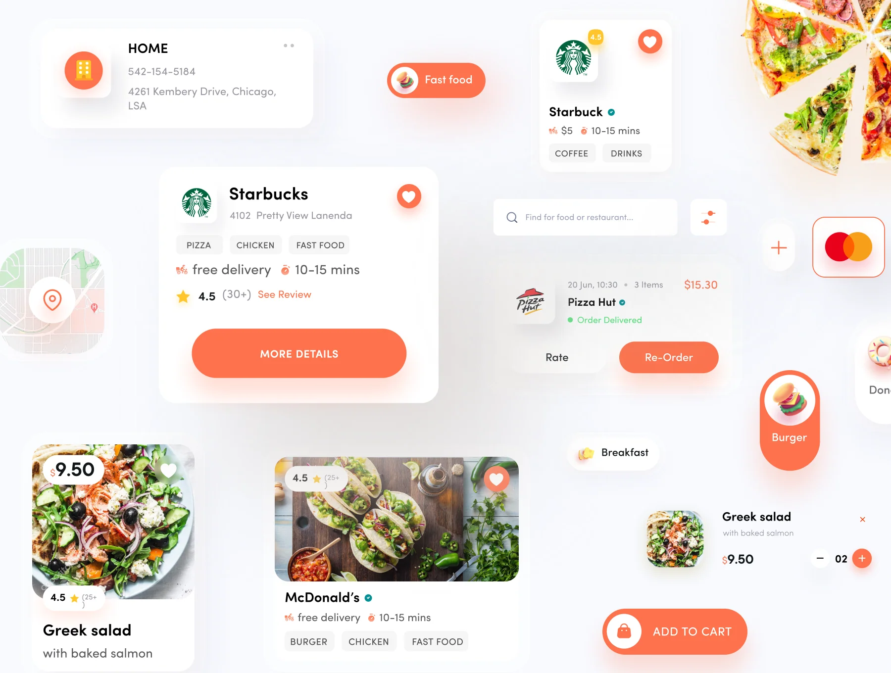 Food Hub UI Kit 3