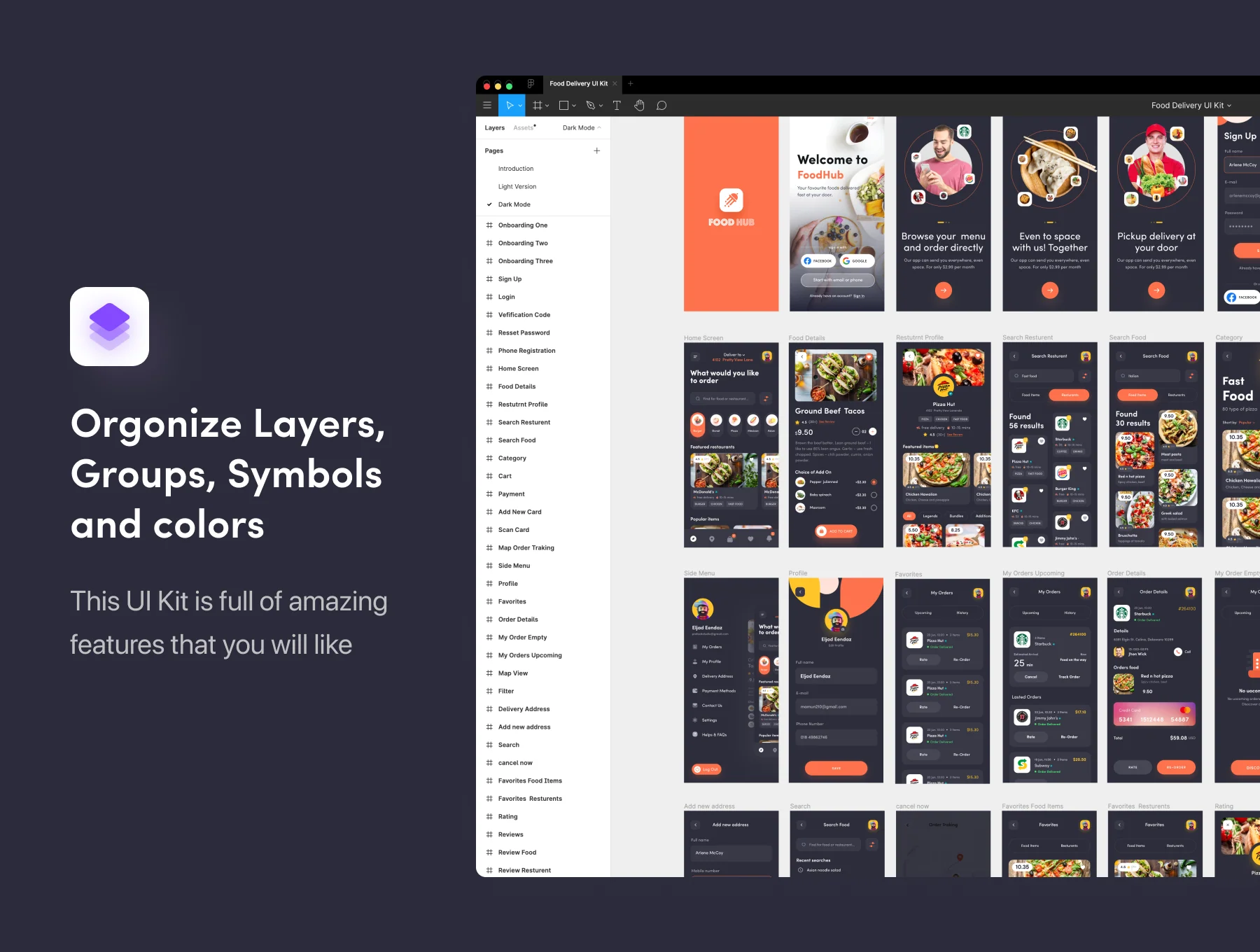 Food Hub UI Kit 7