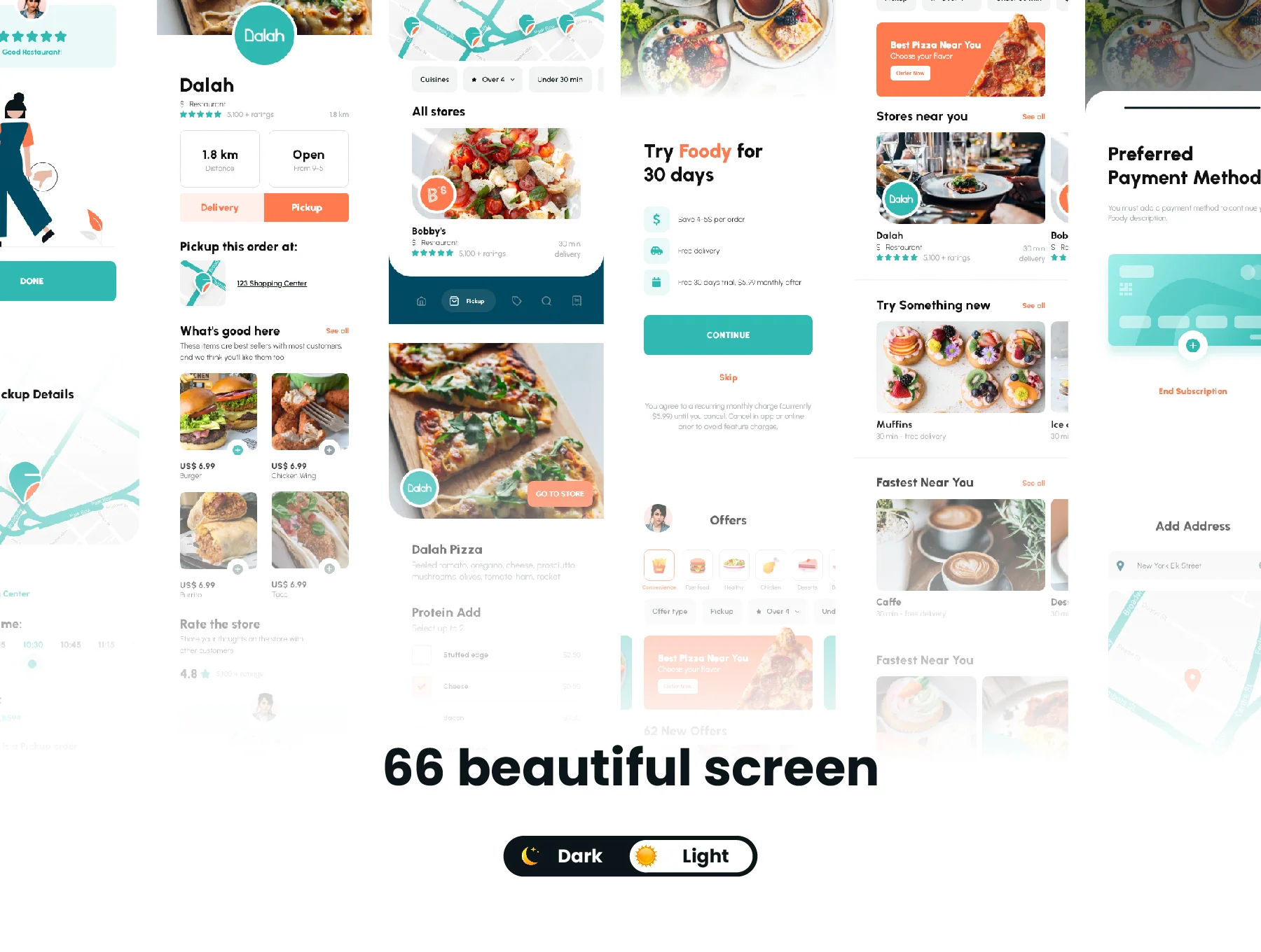 Food Delivery UI Kit - FOODY 2