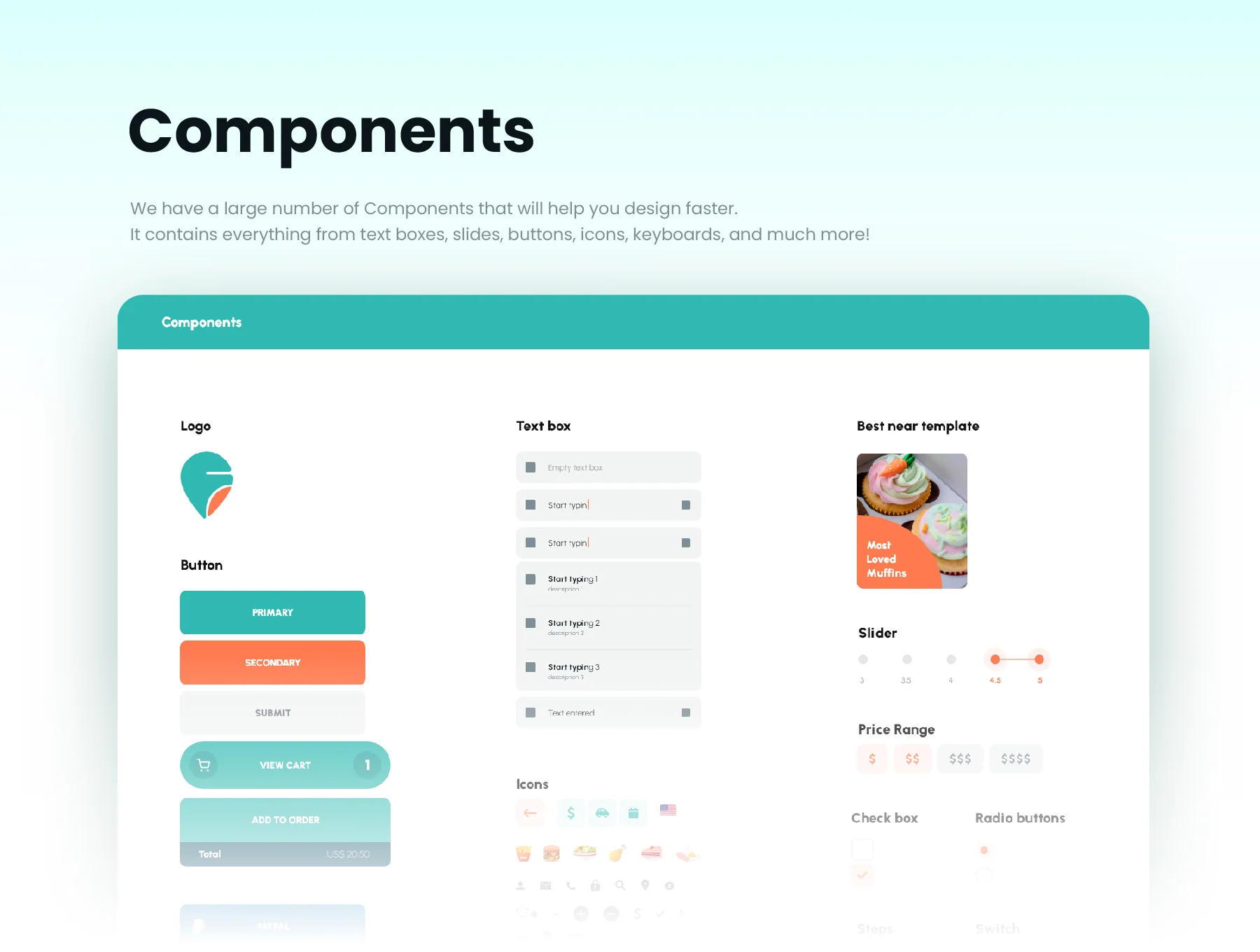 Food Delivery UI Kit - FOODY 3