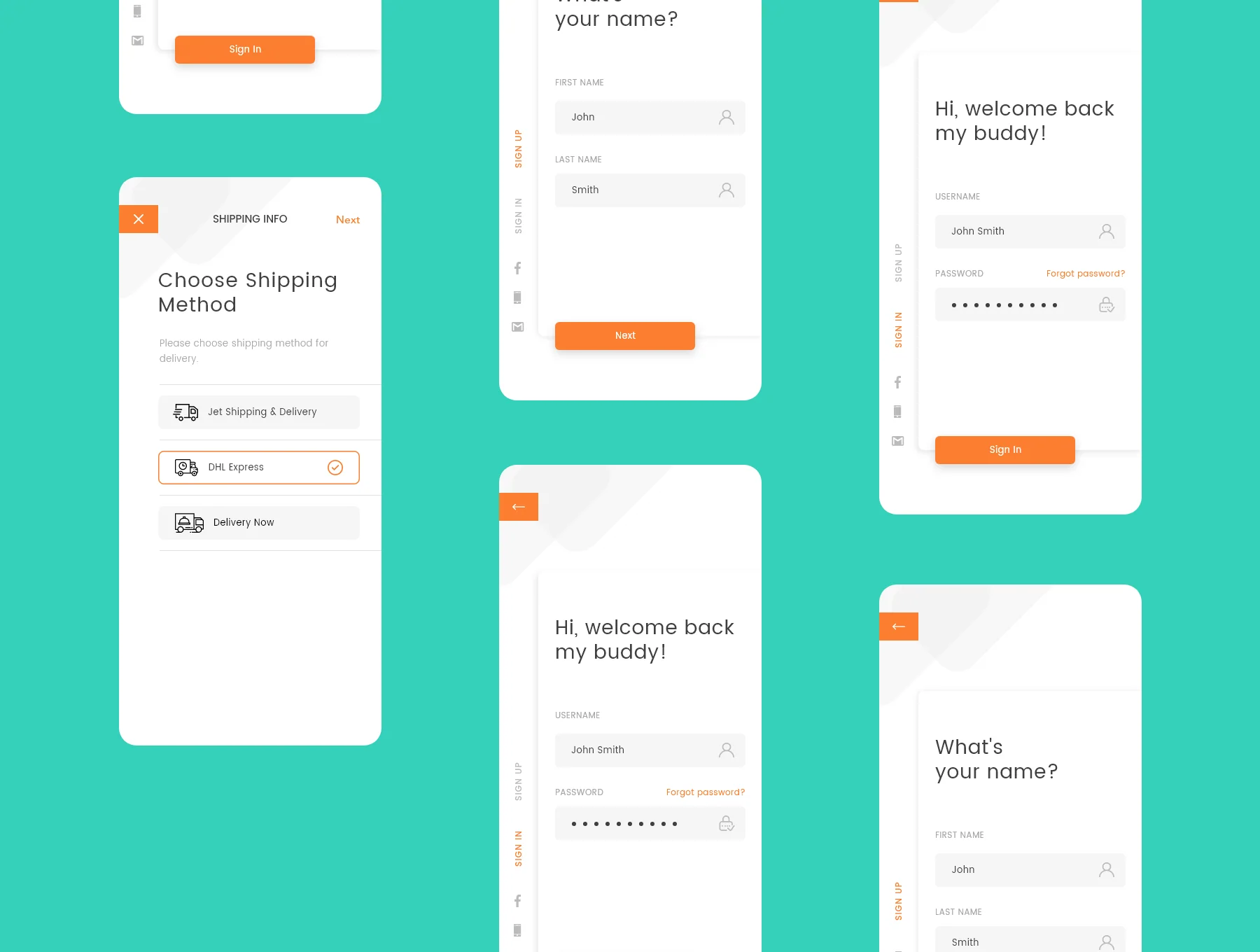 Food Delivery UI Kit (Re-design) 3