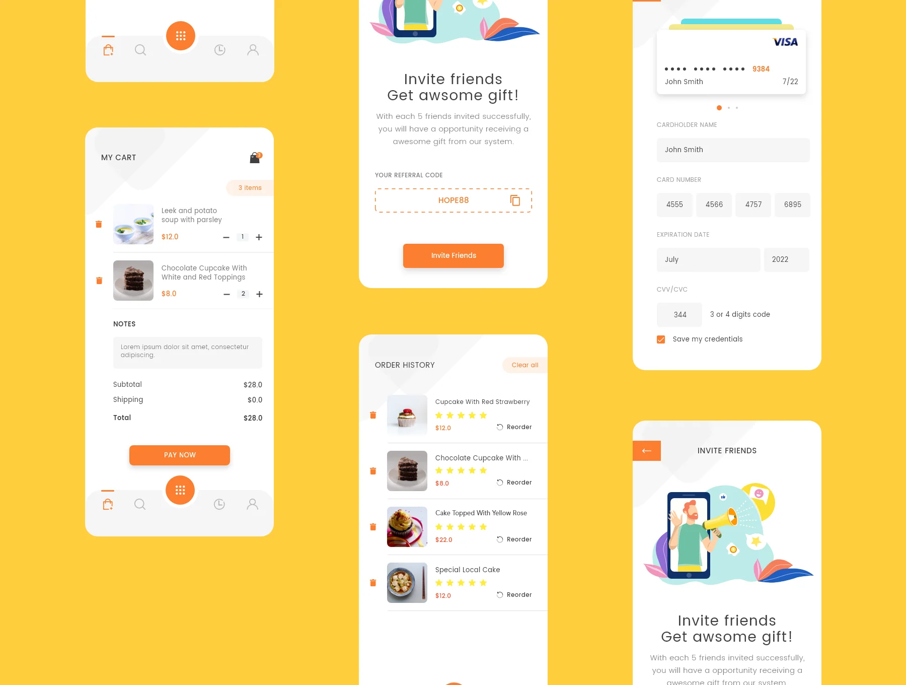 Food Delivery UI Kit (Re-design) 5