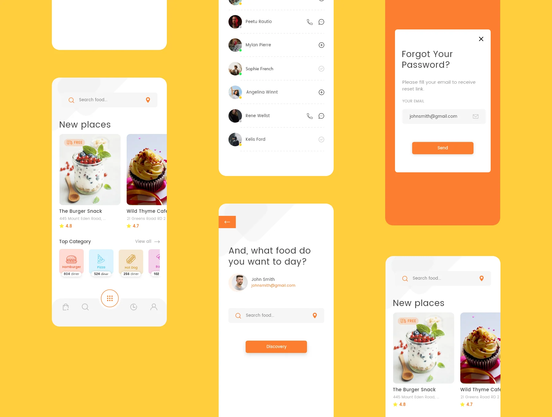 Food Delivery UI Kit (Re-design) 6