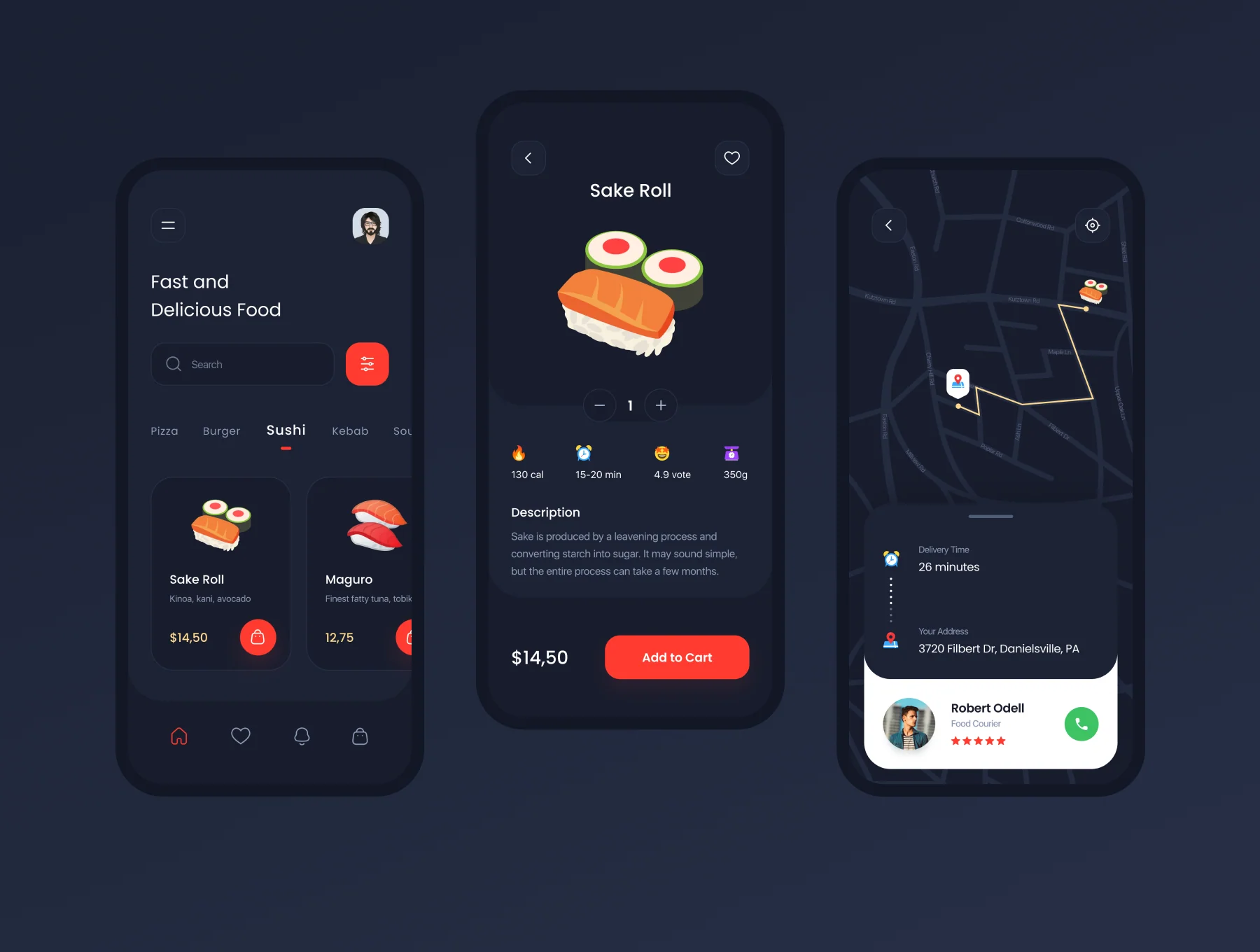 Food Delivery UI Kit 2