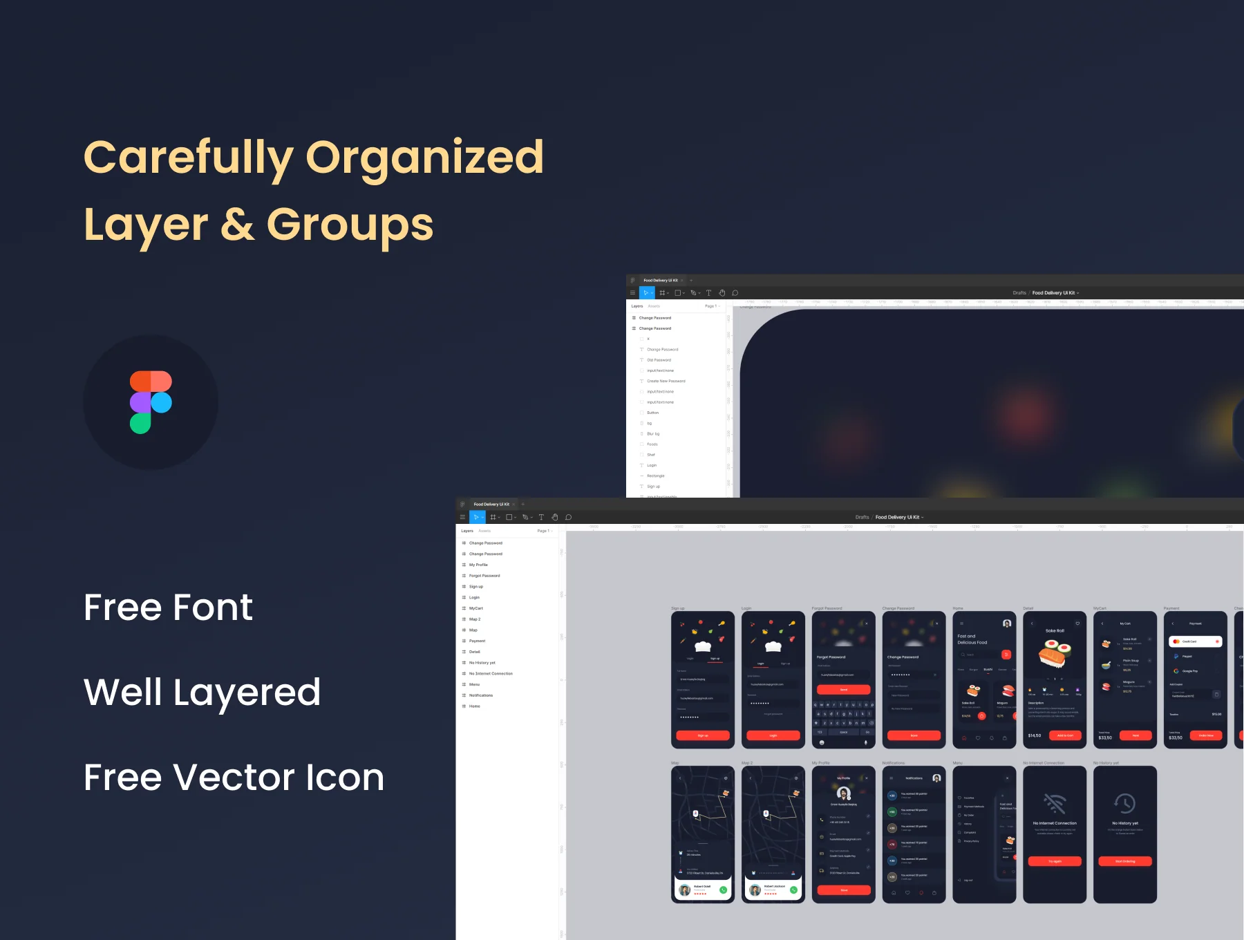 Food Delivery UI Kit 3