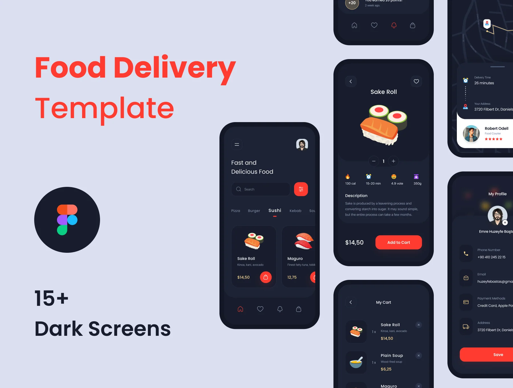 Food Delivery UI Kit 2