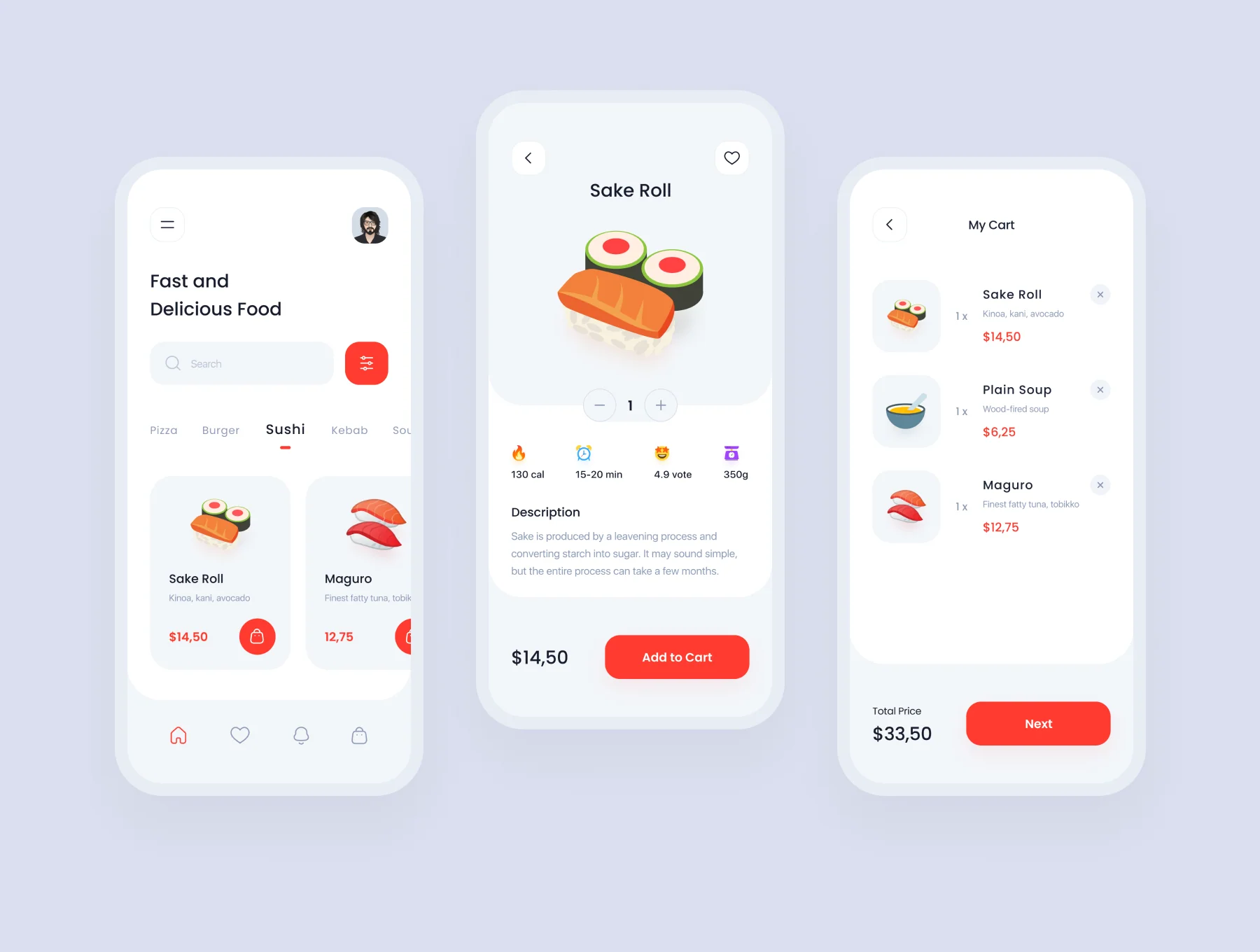 Food Delivery UI Kit 3