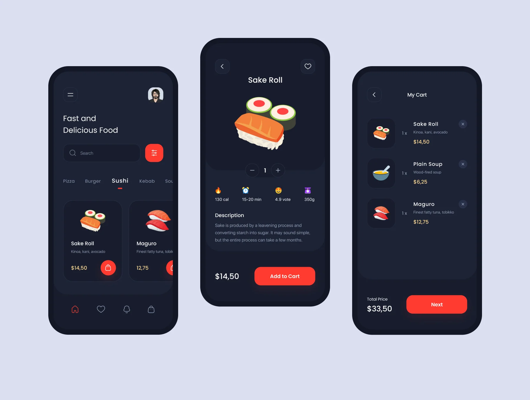 Food Delivery UI Kit 4