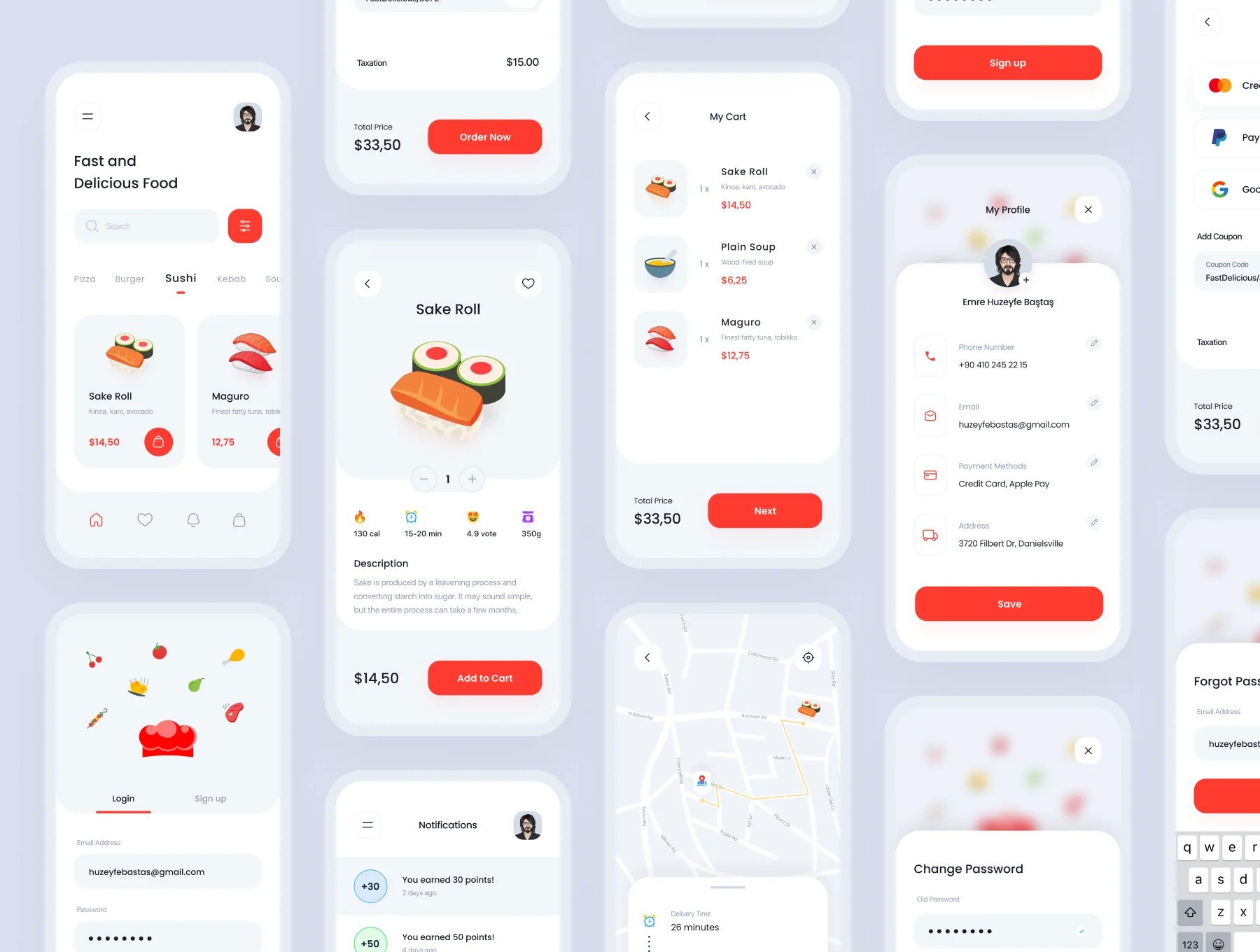 Food Delivery UI Kit 7