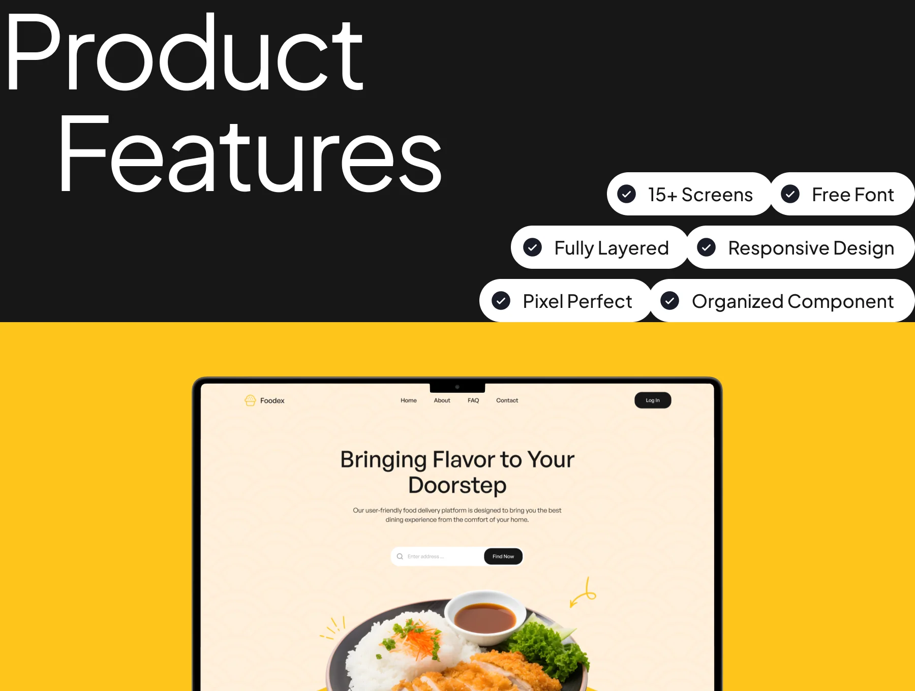 Food Delivery Web UI Kits