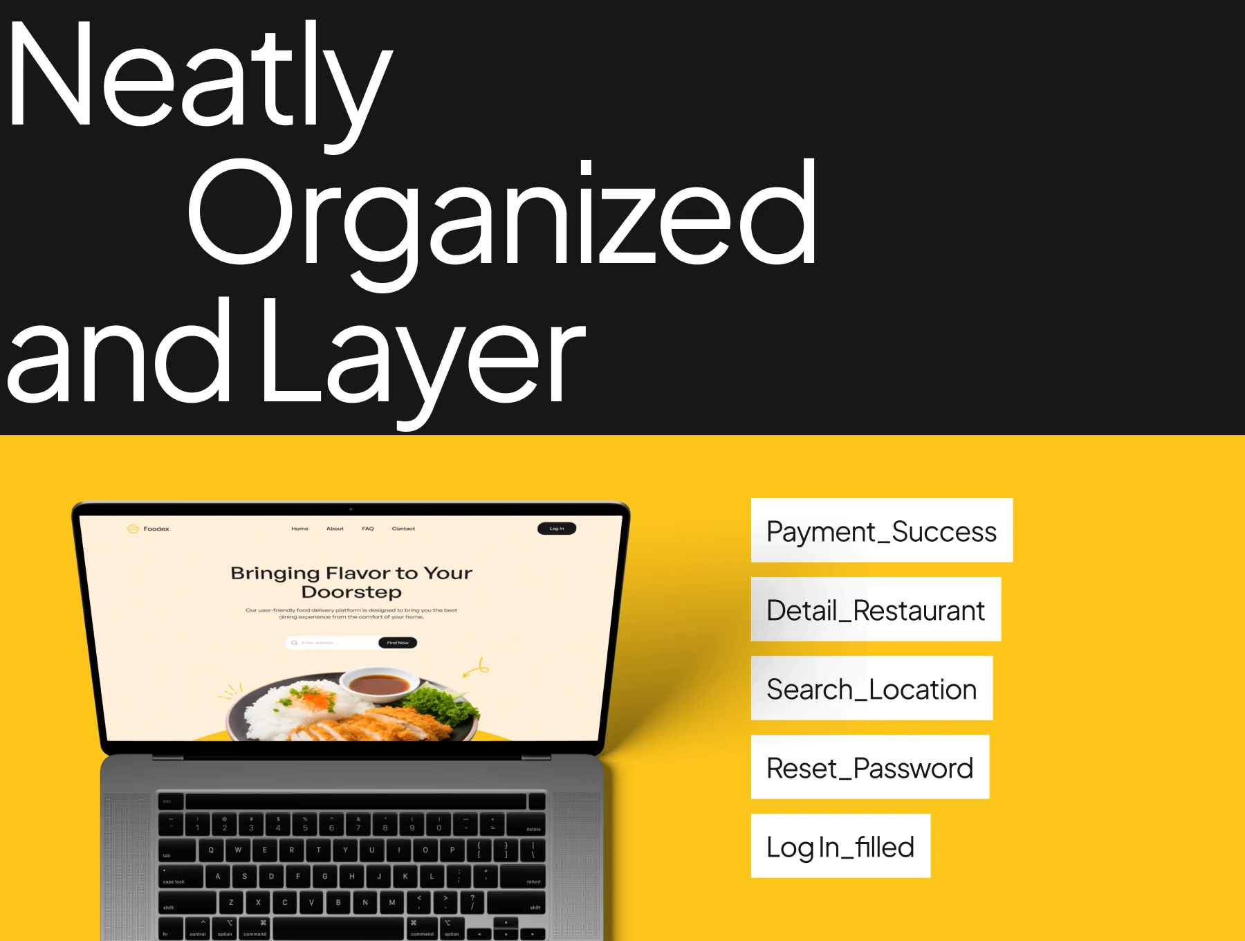 Food Delivery Web UI Kits 3