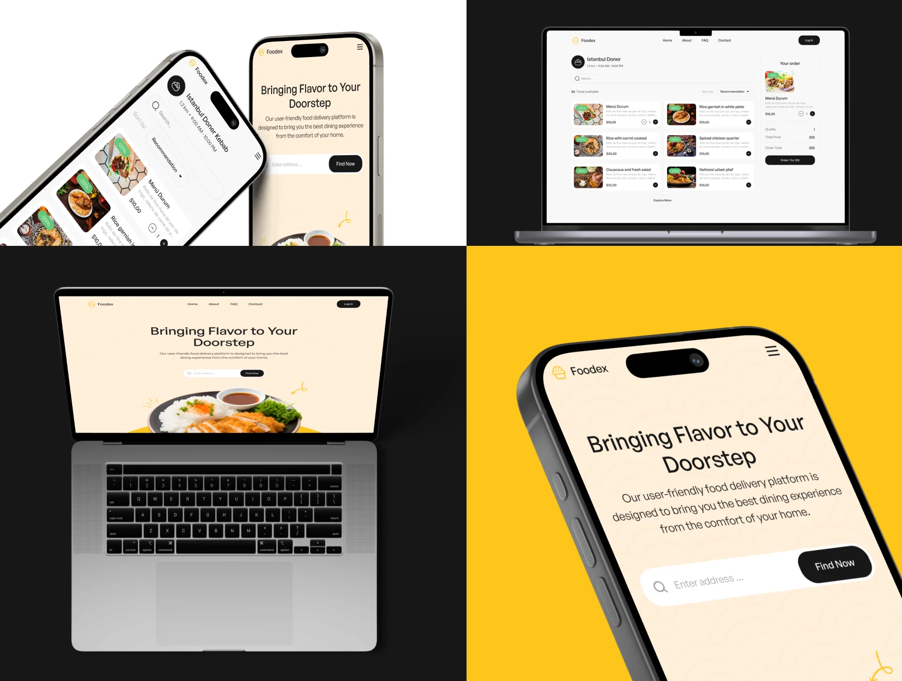 Food Delivery Web UI Kits 7