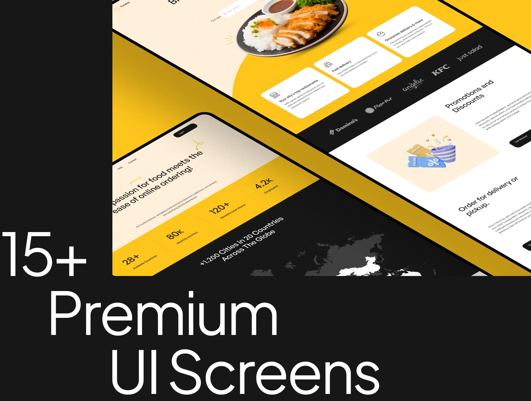 Food Delivery Website Template 4