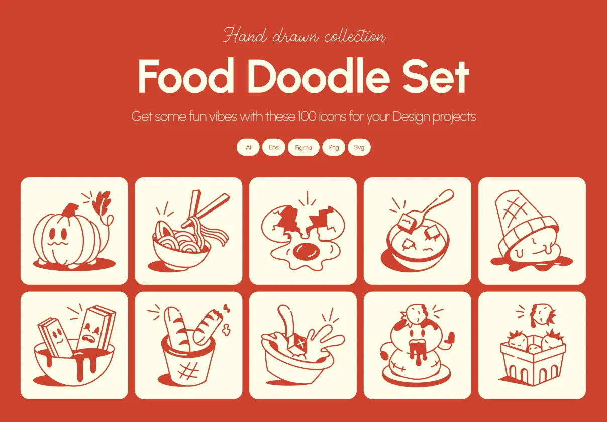 Food Doodles Icon