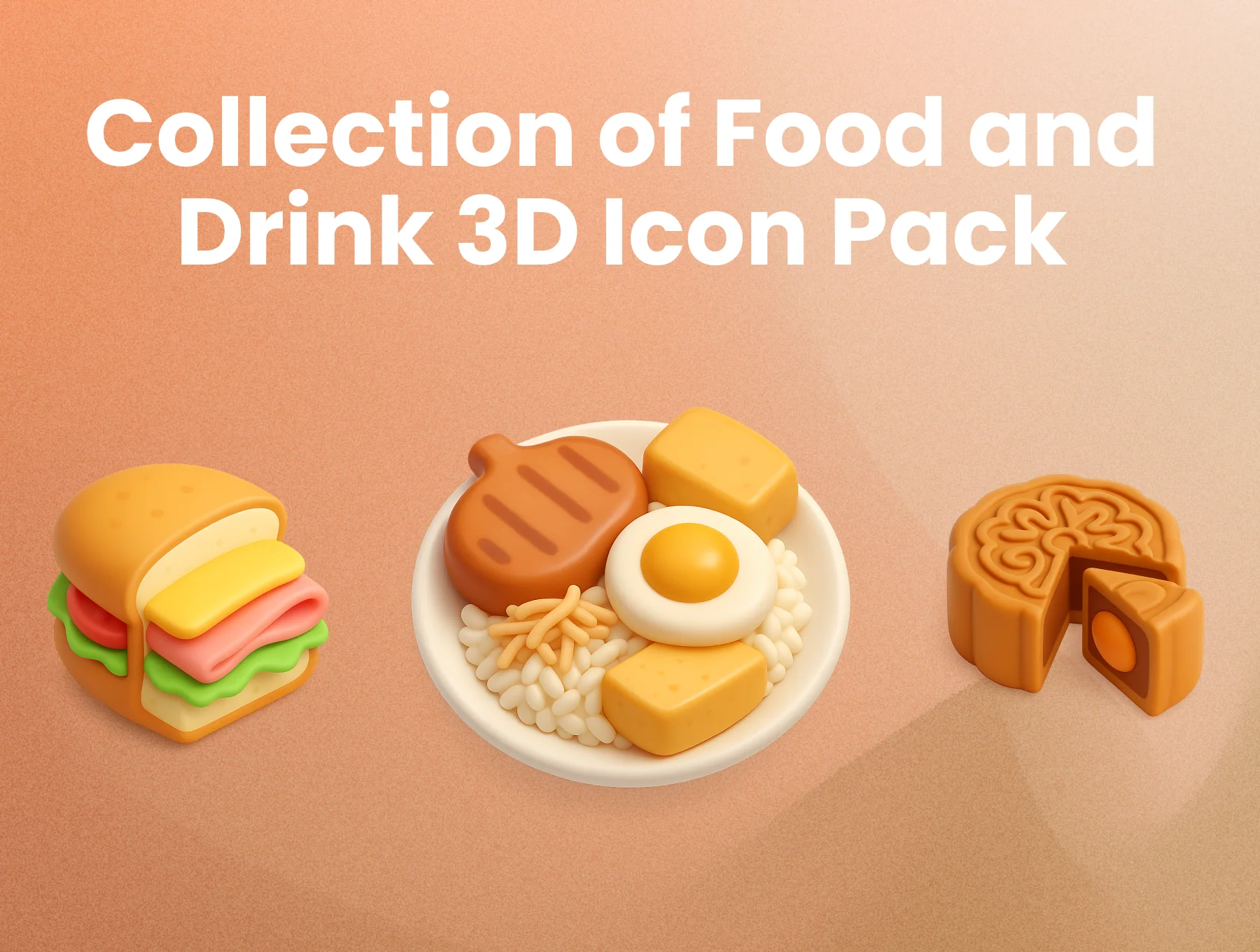 Food & Drink 3D Icon Illustrations 4