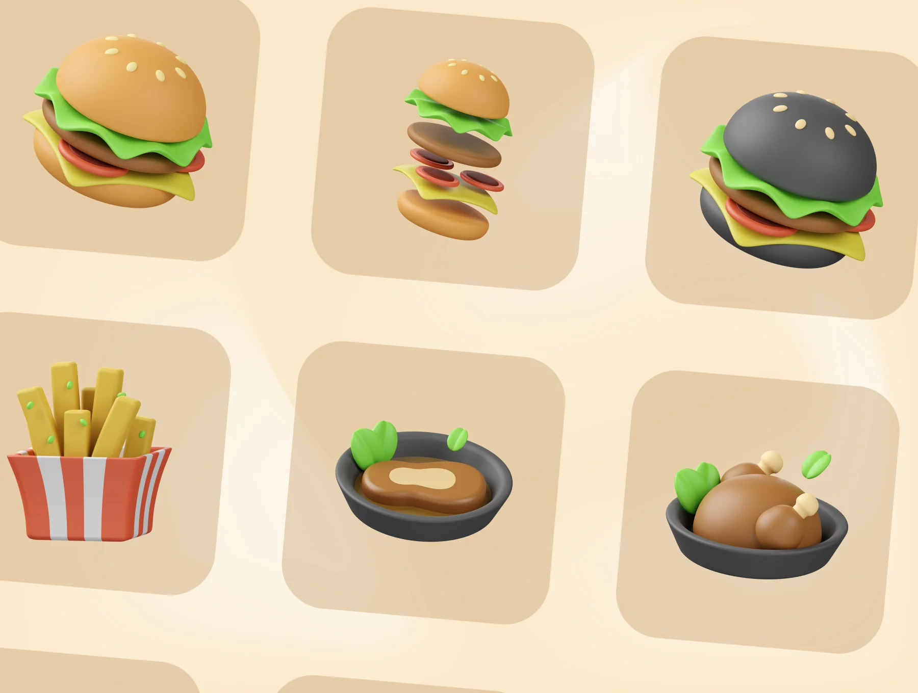 Food & Drink 3D Illustration 3