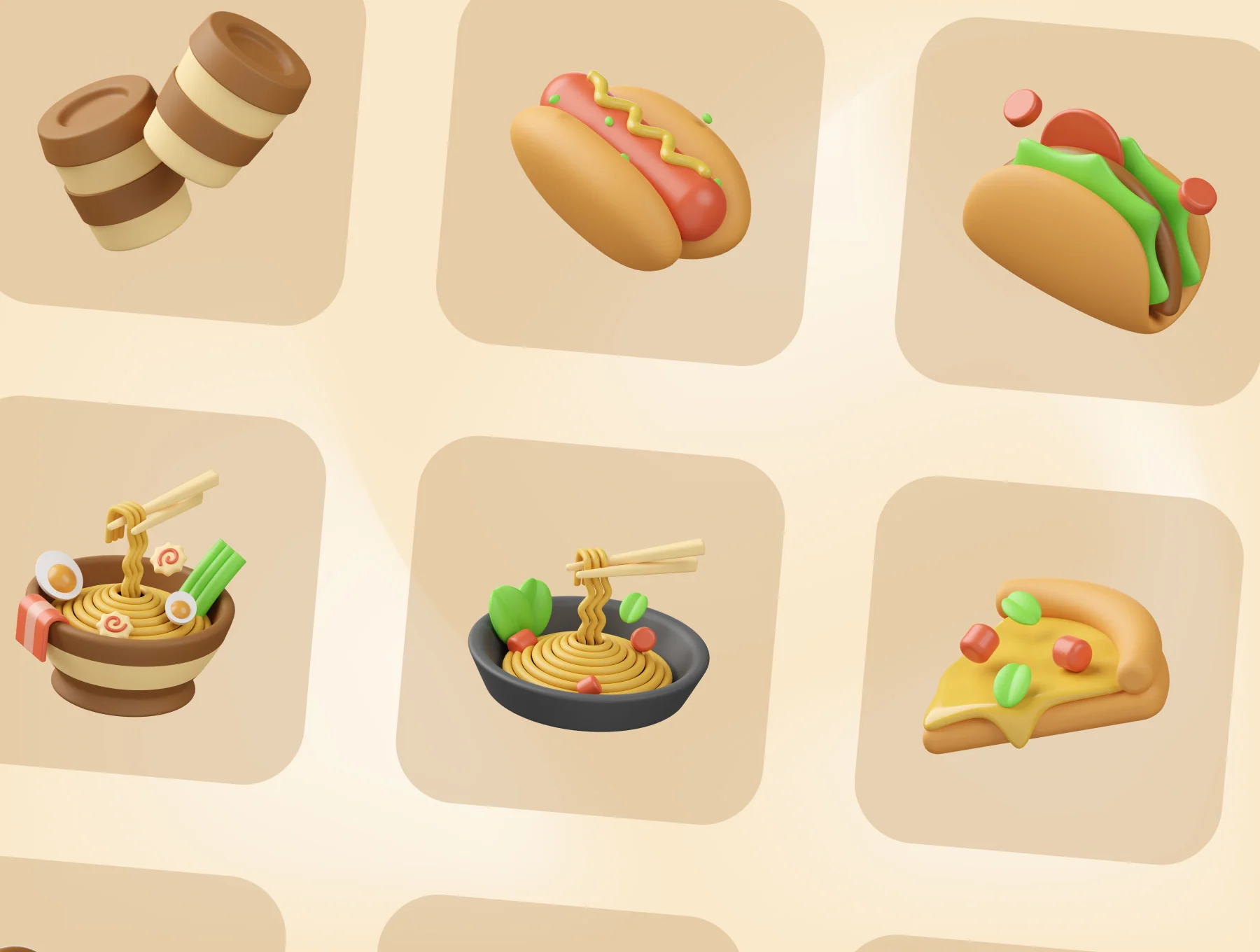Food & Drink 3D Illustration 4